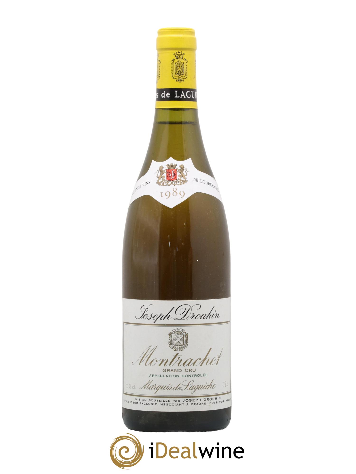 Montrachet Grand Cru Marquis de Laguiche Joseph Drouhin 1989 - Lot de 1 bouteille - 0