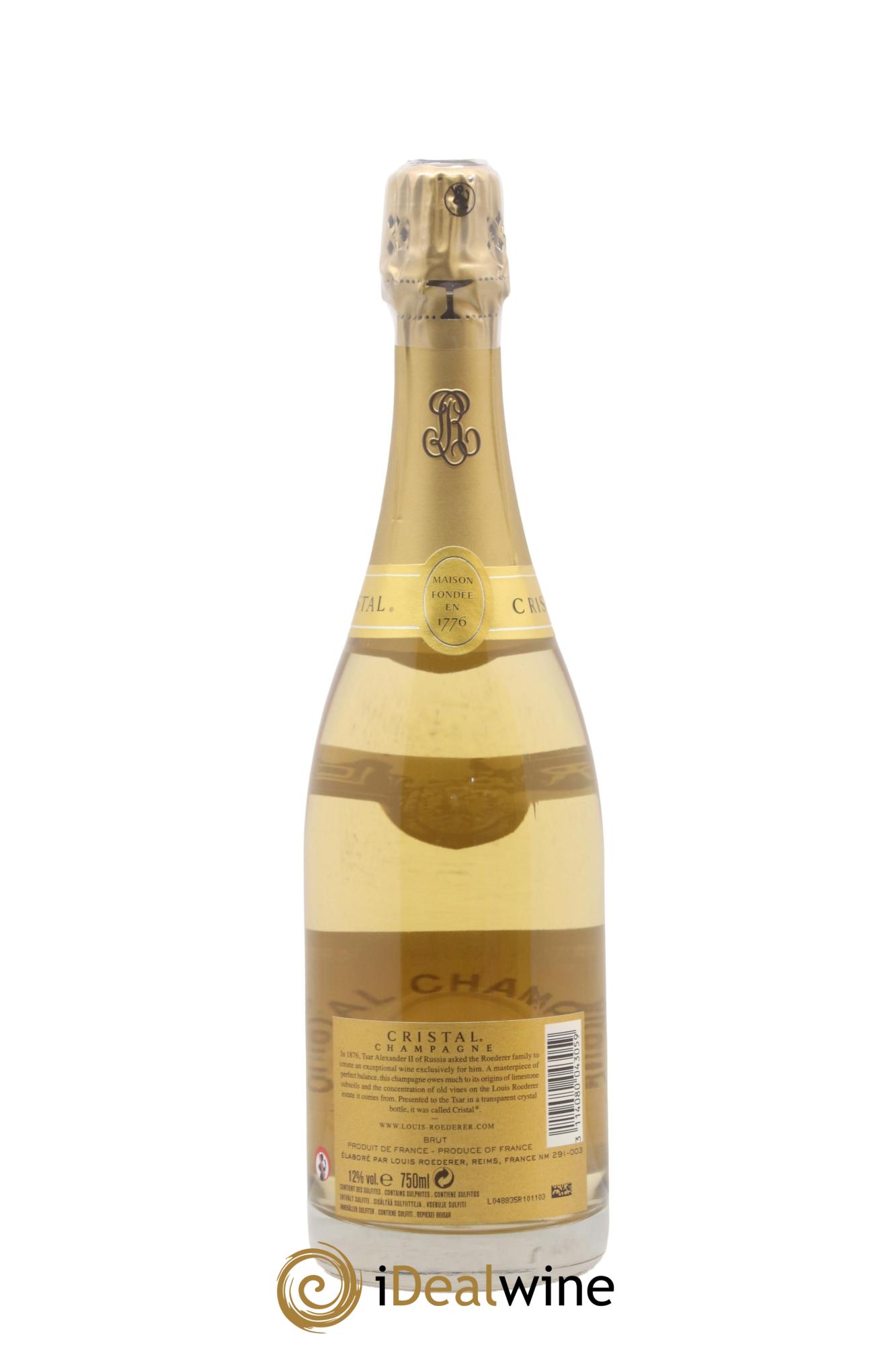 Cristal Louis Roederer 2012 - Lot de 1 bouteille - 2
