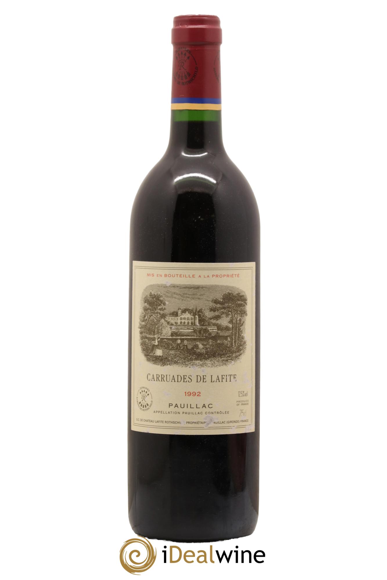 Carruades de Lafite Rothschild Second Vin 1992 - Lot de 1 bouteille - 0