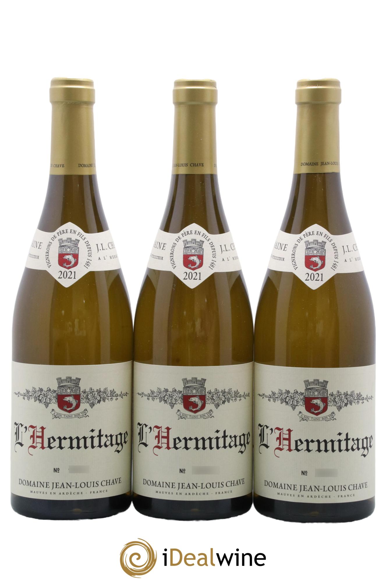 Hermitage Jean-Louis Chave 2021 - Lot de 3 bouteilles - 0