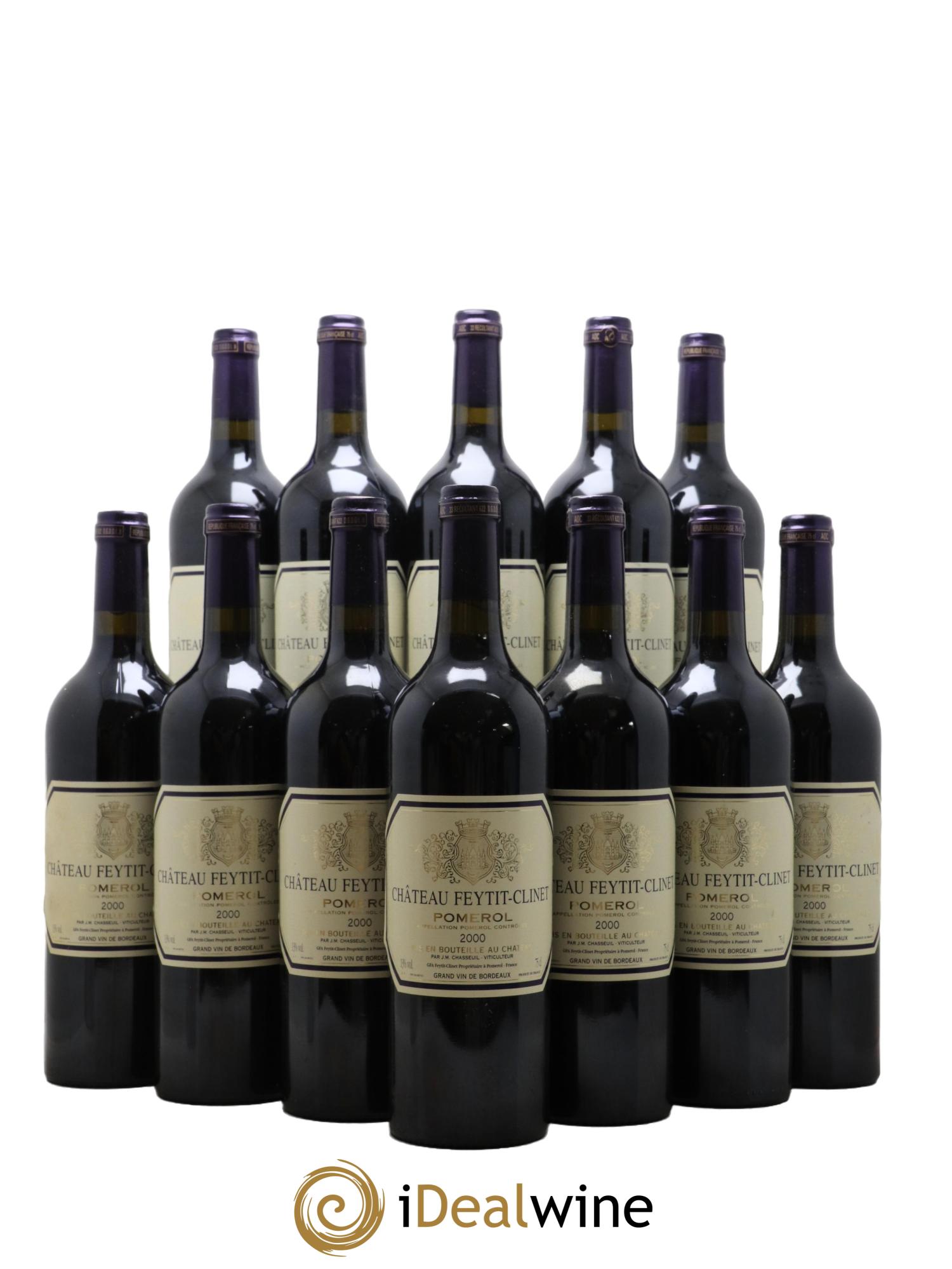 Château Feytit-Clinet 2000 - Lotto di 12 bottiglie - 0