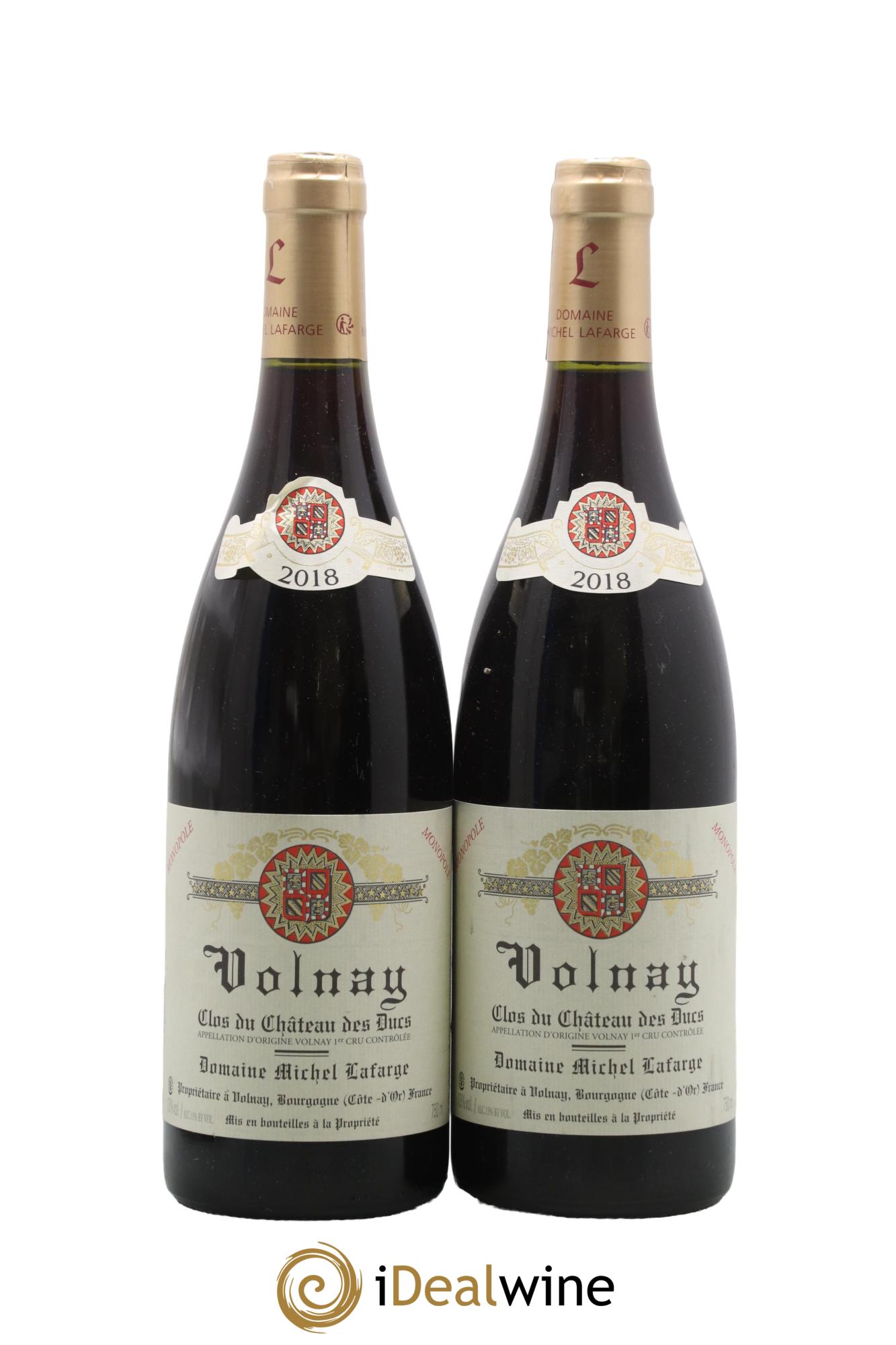 Volnay 1er Cru Clos du Château des Ducs Lafarge (Domaine) 2018 - Lot of 2 bottles - 0