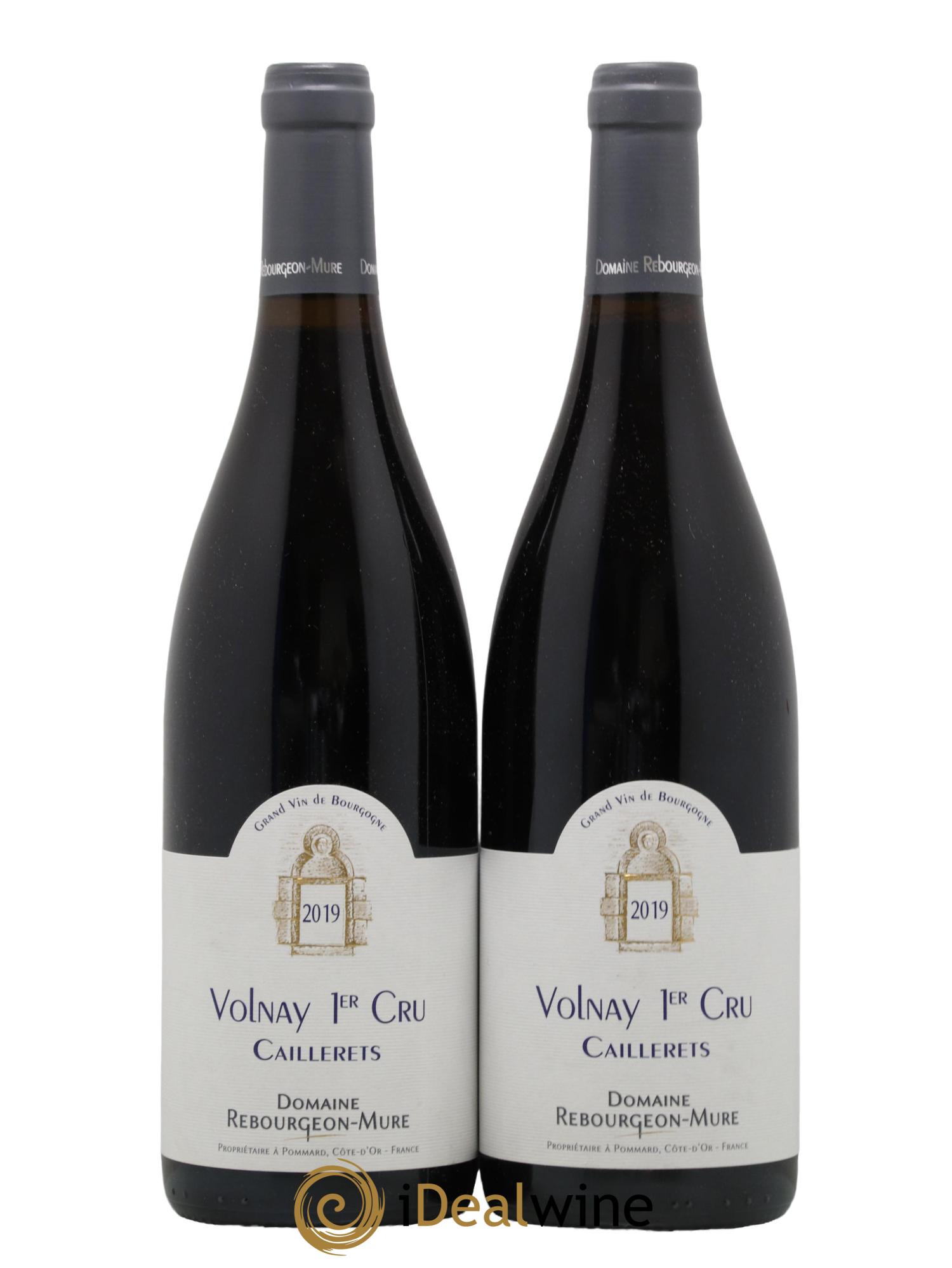 Volnay 1er Cru Caillerets Rebourgeon-Mure 2019 - Lot de 2 bouteilles - 0