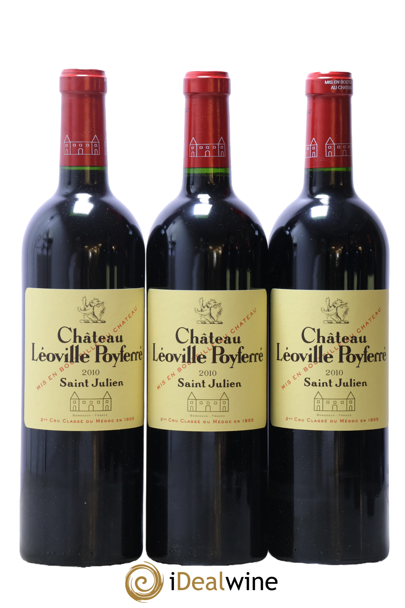 Château Léoville Poyferré 2ème Grand Cru Classé 2010 - Lot de 6 bouteilles - 2