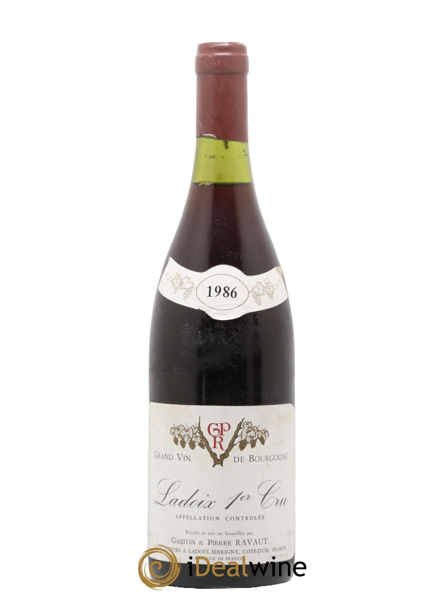 Ladoix 1er Cru Gaston et Pierre Ravaut 1986 - Lot de 1 bouteille - 0