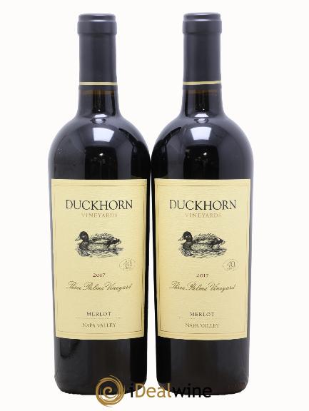 USA Napa Valley Three Palms Duckhorn 2017 - Lot de 2 bouteilles - 0