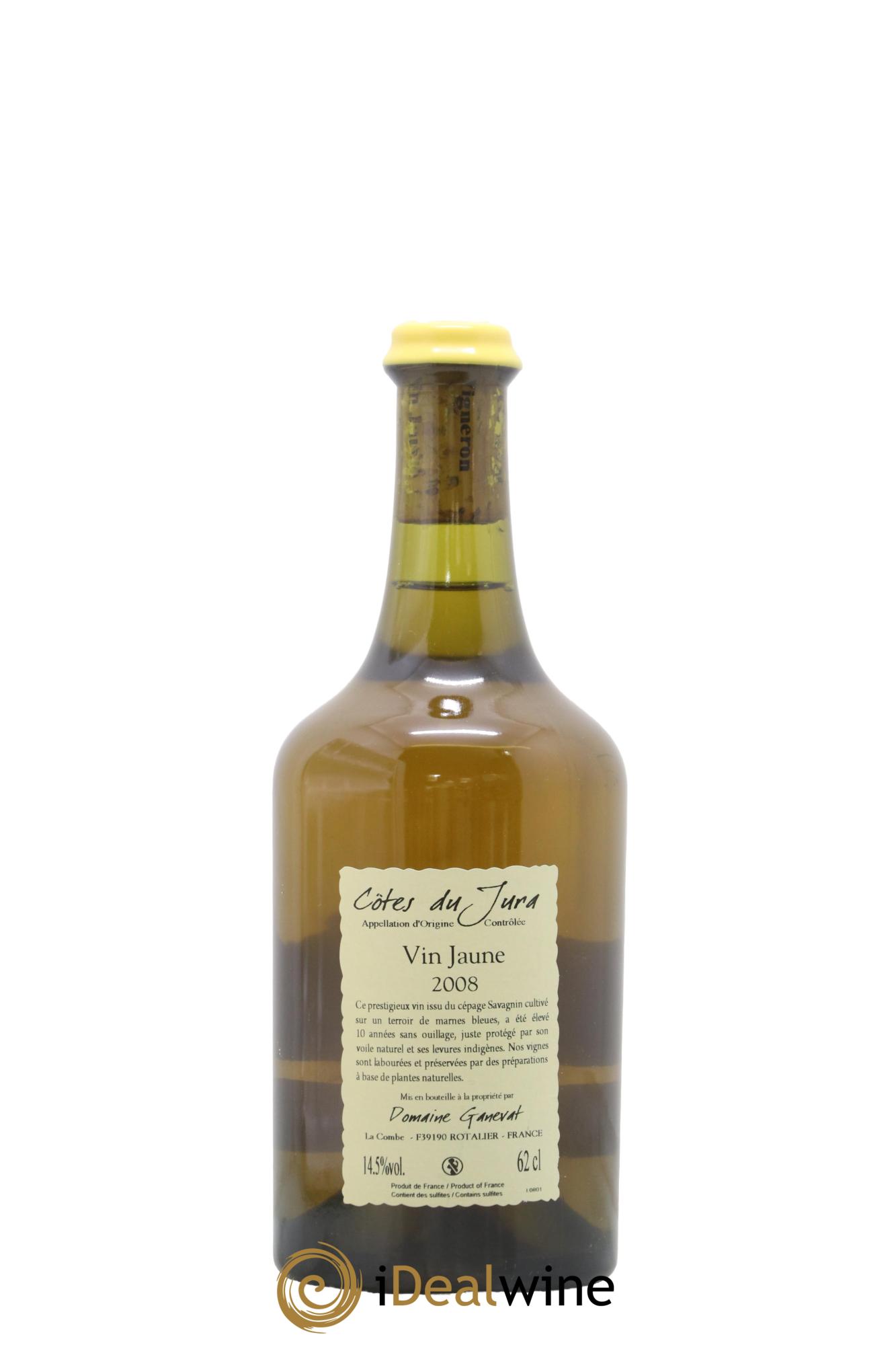 Arbois Vin Jaune Anne et Jean François Ganevat 2008 - Lot de 1 clavelin - 1