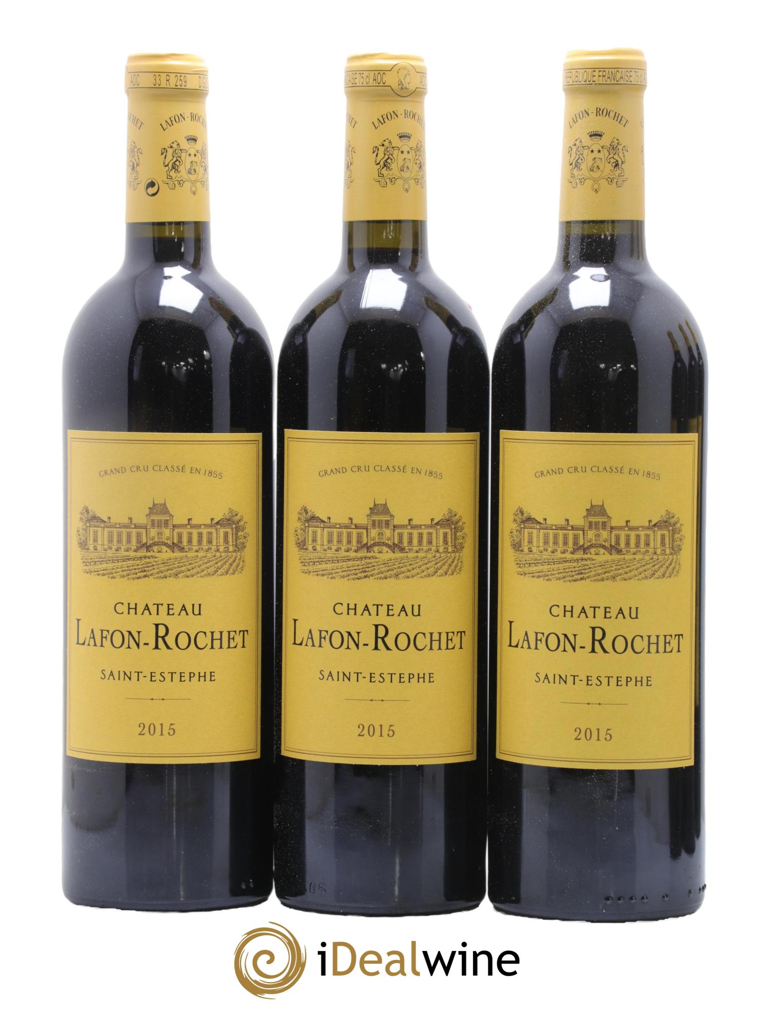 Château Lafon Rochet 4ème Grand Cru Classé  2015 - Lotto di 6 bottiglie - 1