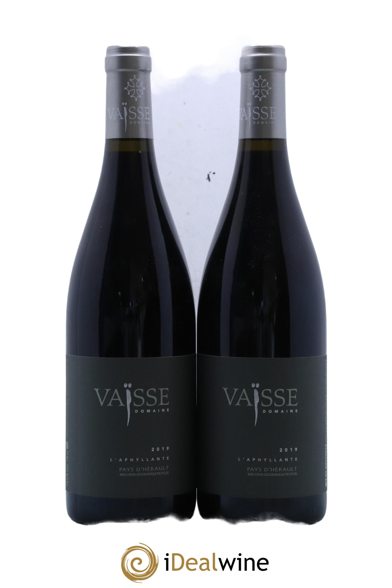 Pays d'Hérault L'Aphyllante Vaisse (Domaine) 2019 - Lot de 2 bouteilles - 0