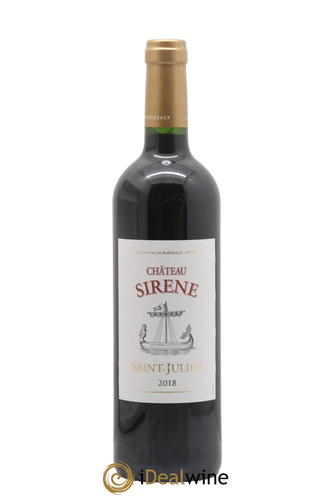 Saint-Julien Château Sirene 2018 - Lot de 1 bouteille - 0