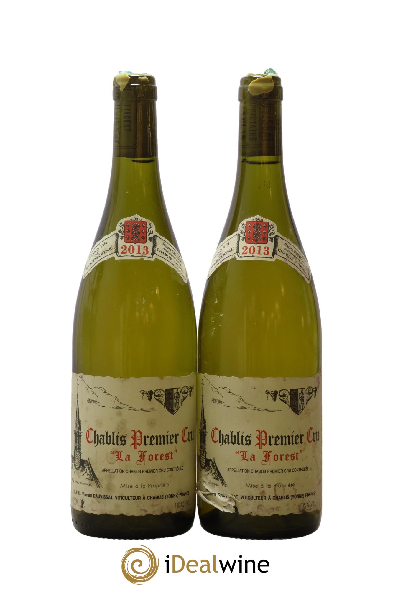 Chablis 1er Cru La Forest Vincent Dauvissat (Domaine) 2013 - Posten von 2 Flaschen - 0