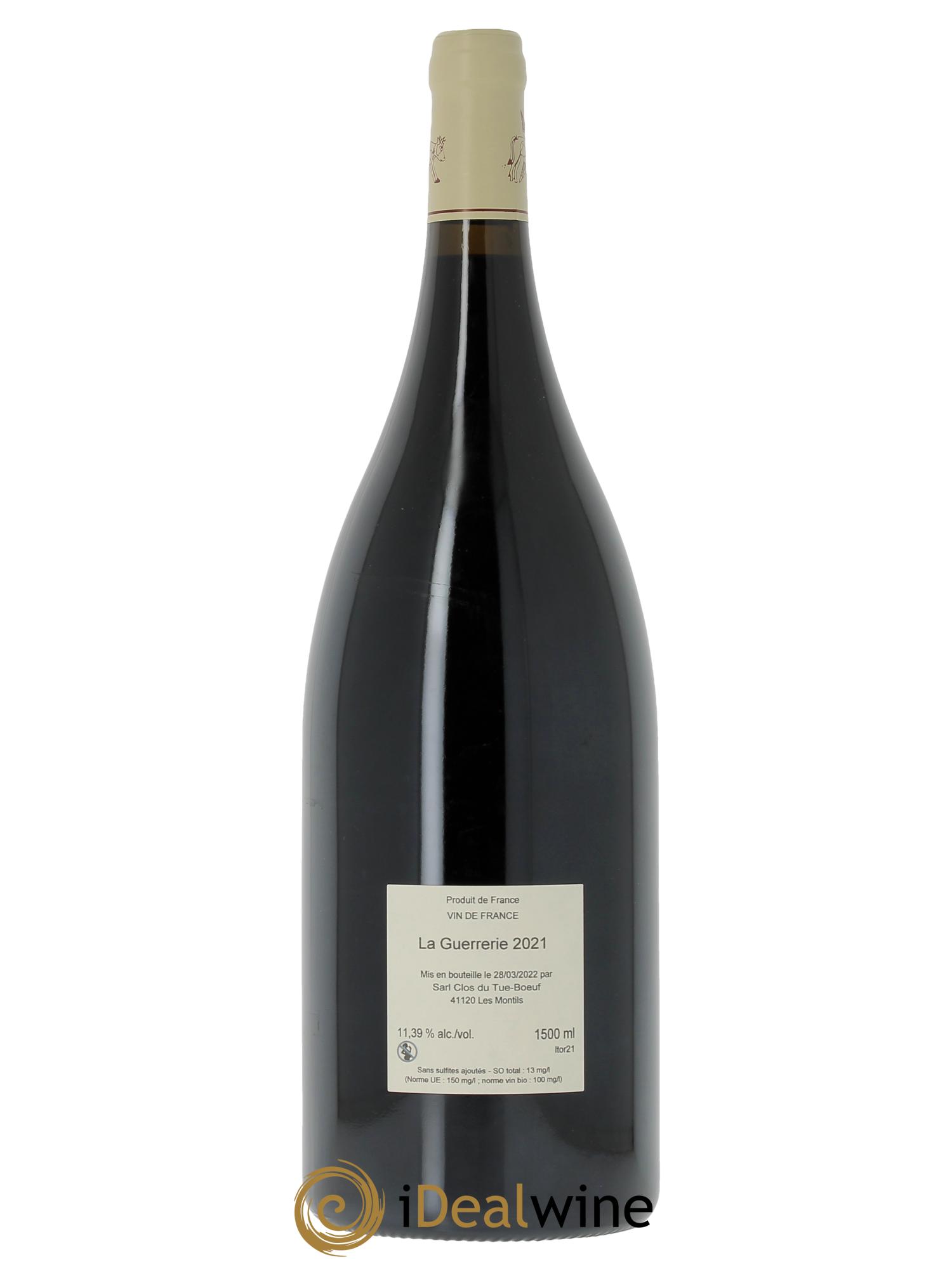 Touraine La Guerrerie Clos du Tue-Boeuf 2021 - Lot de 1 magnum - 1