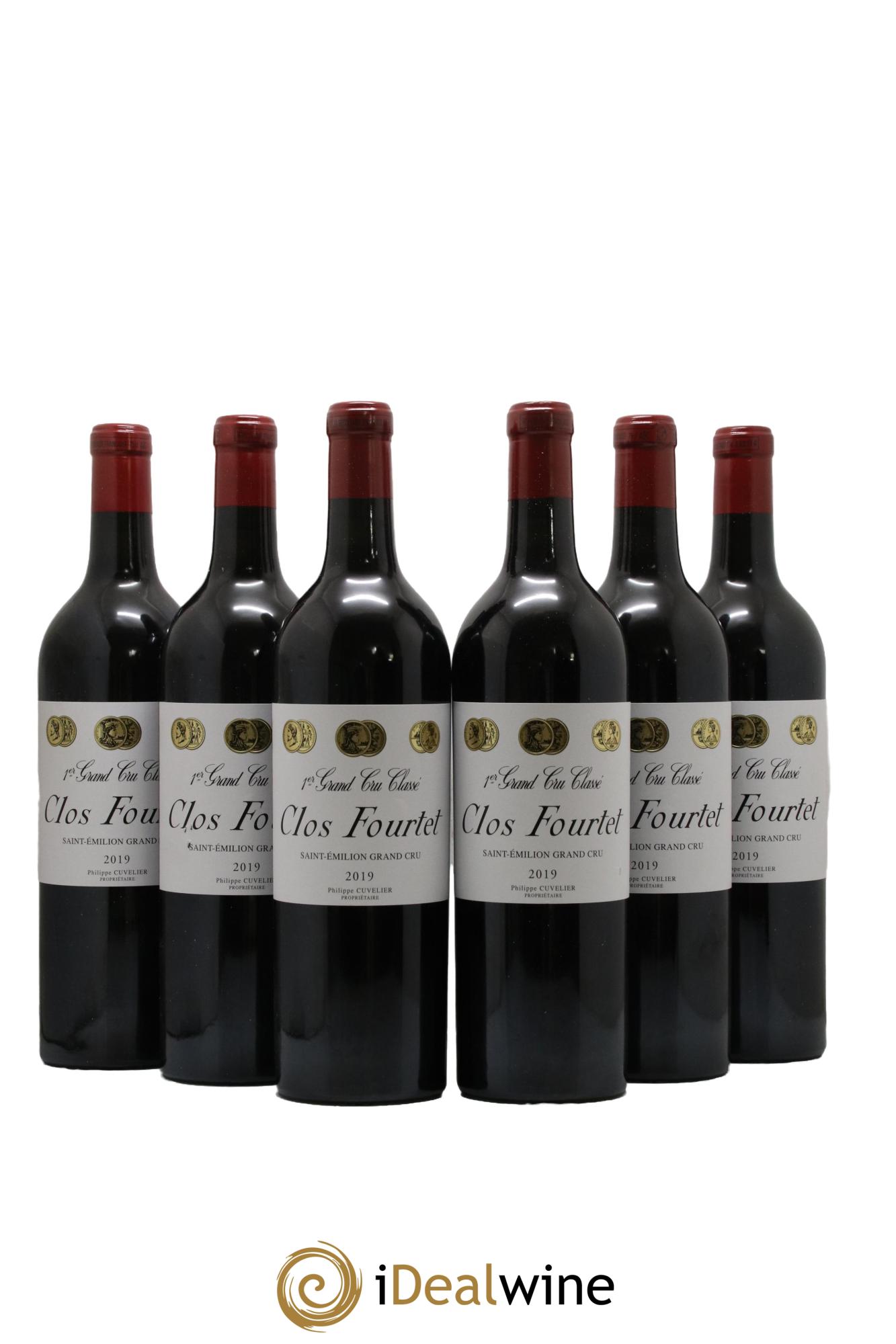 Clos Fourtet 1er Grand Cru Classé B 2019 - Lot de 6 bouteilles - 0