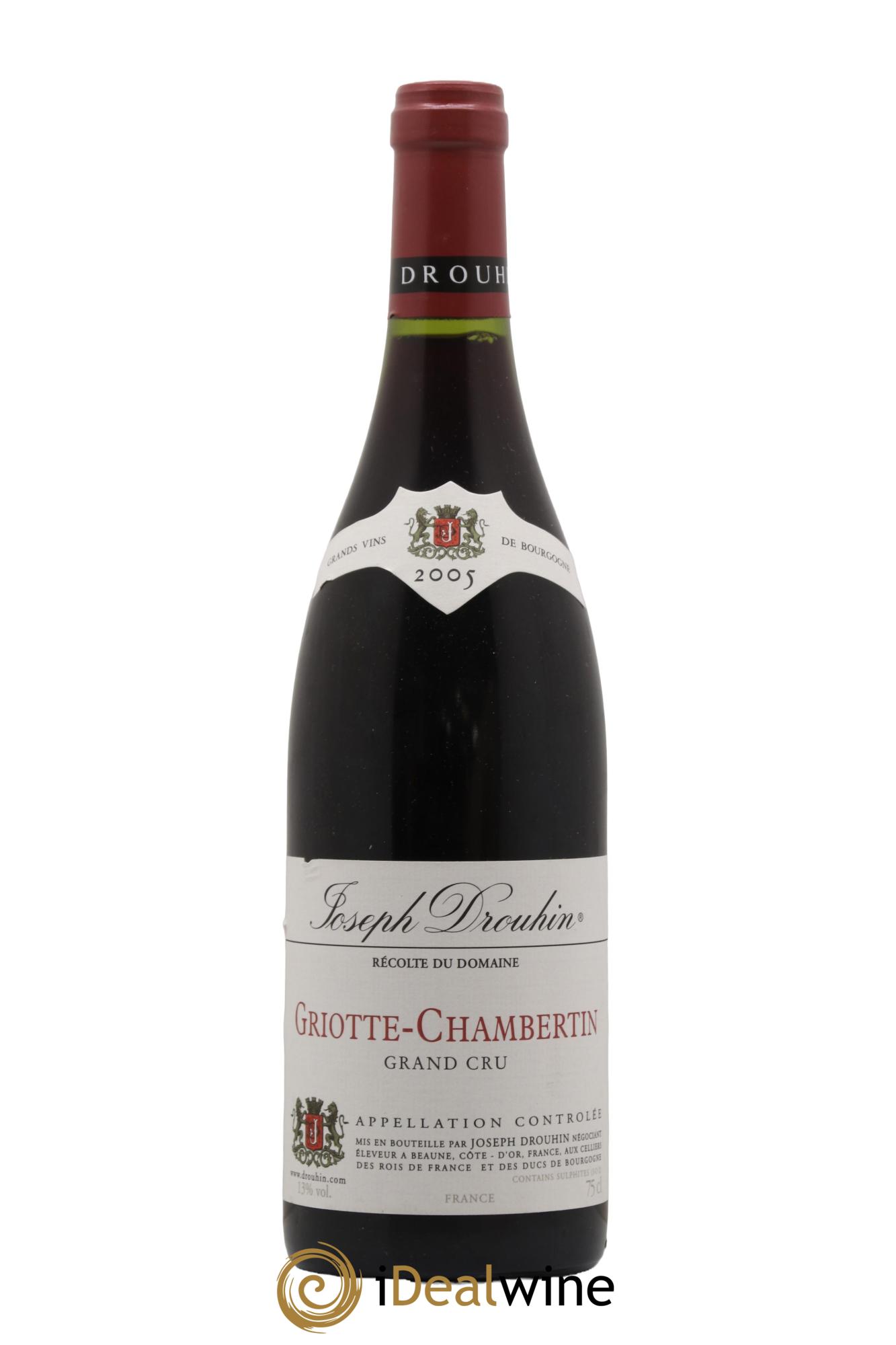 Griotte-Chambertin Grand Cru Joseph Drouhin 2005 - Lotto di 1 bottiglia - 0