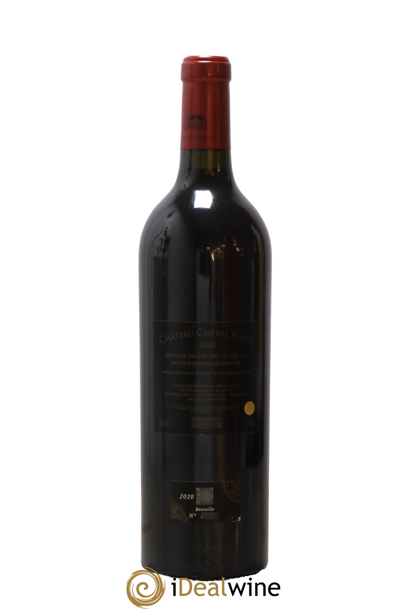 Château Cheval Blanc 1er Grand Cru Classé A 2020 - Lot de 1 bouteille - 1