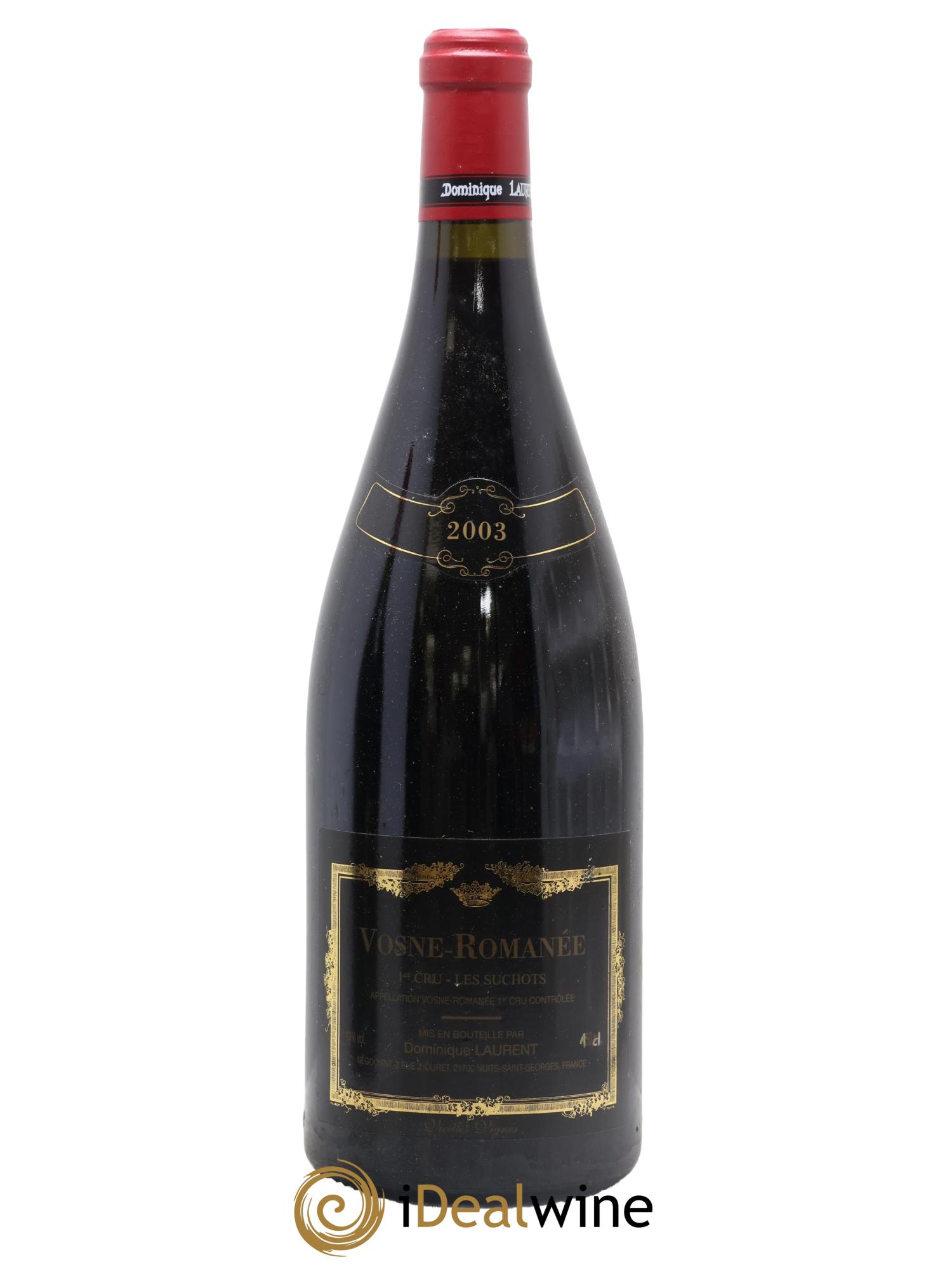 Vosne-Romanée 1er Cru Les Suchots Vieilles Vignes Dominique Laurent 2003 - Lot de 1 magnum - 0