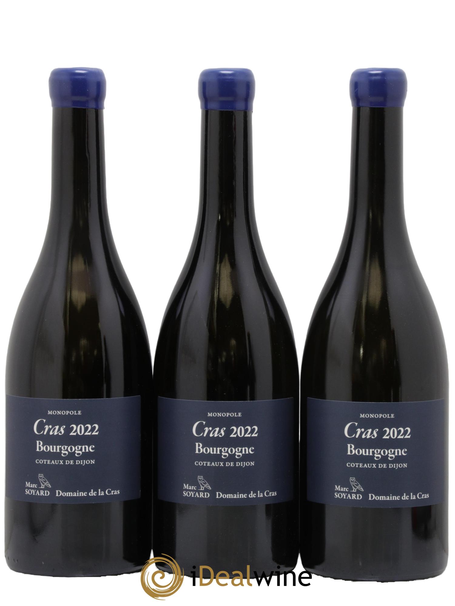 Bourgogne Cras Domaine de la Cras - Marc Soyard 2022 - Lot de 3 bouteilles - 0