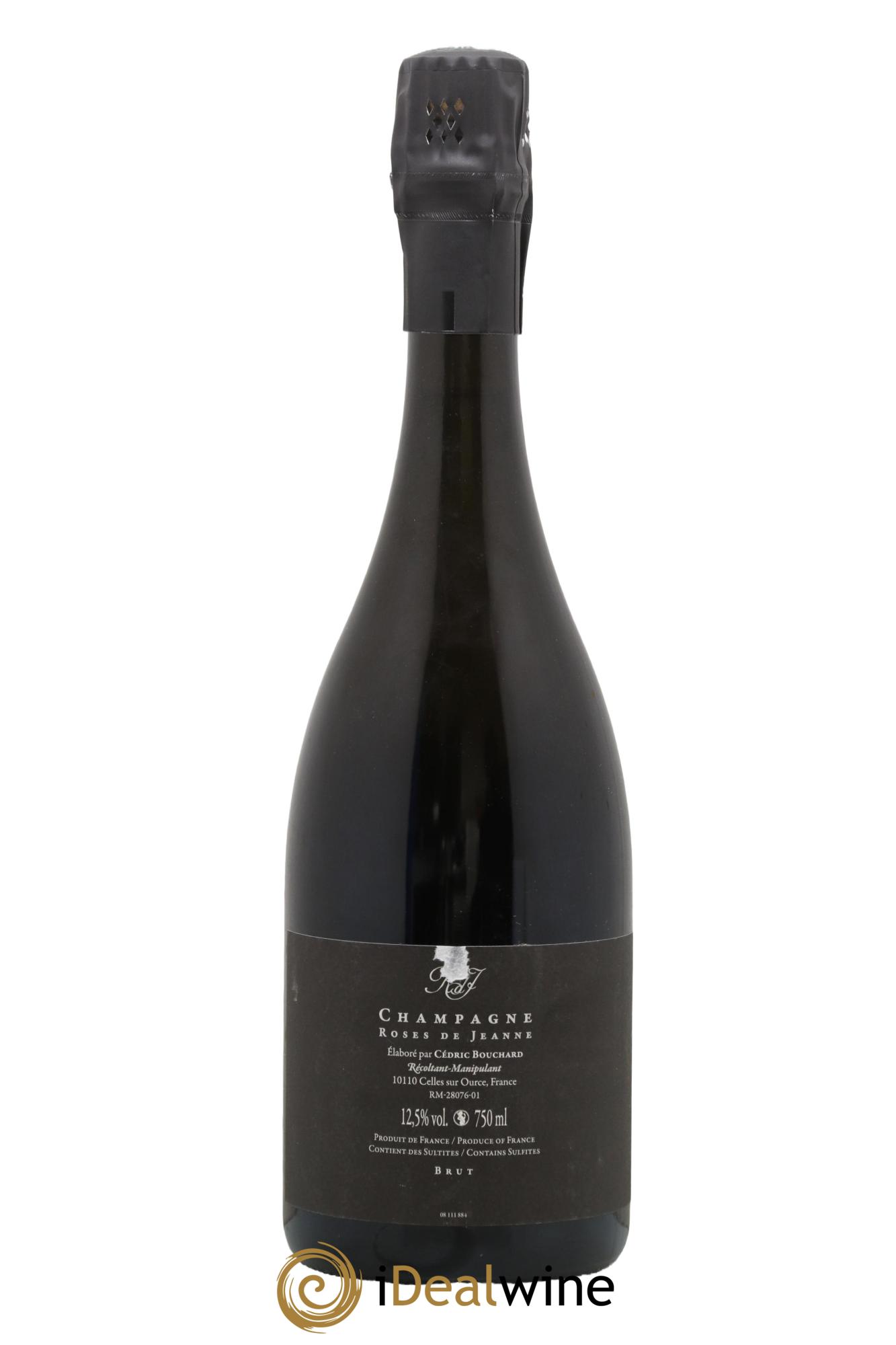 Roses de Jeanne Cuvée Inédite RDJ numéro 2 Cédric Bouchard - Lot de 1 bouteille - 1