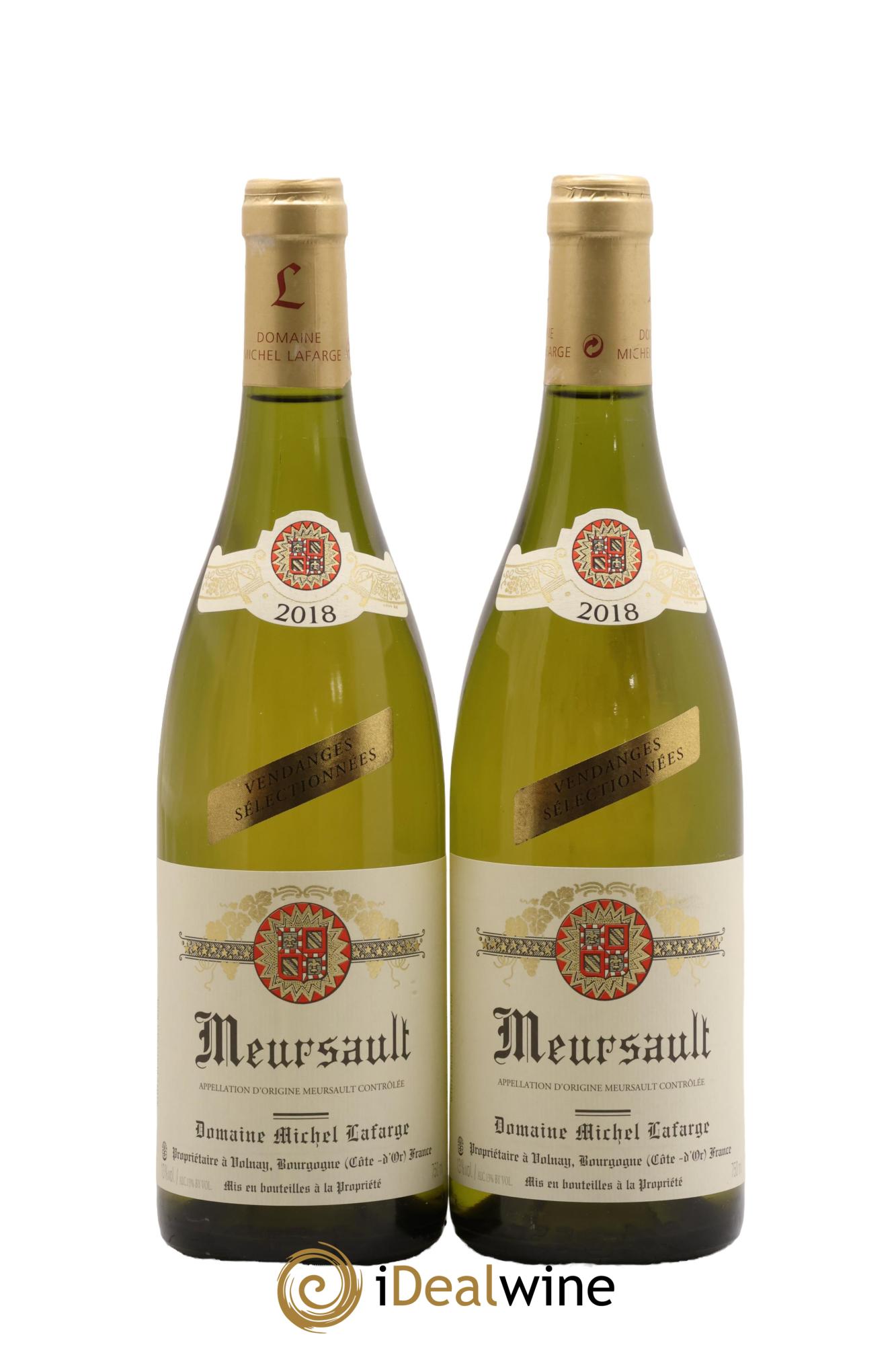 Meursault Vendanges sélectionnées Lafarge (Domaine) 2018 - Lote de 2 botellas - 0