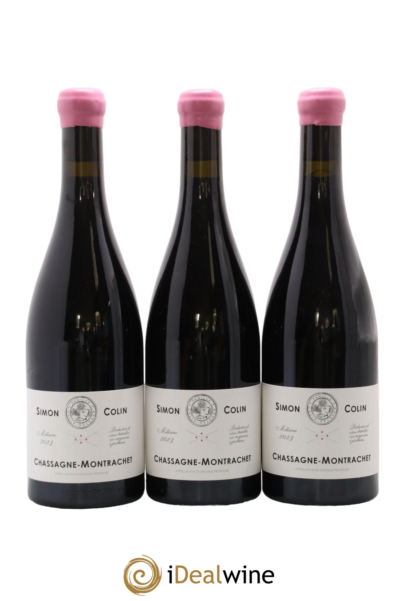Chassagne-Montrachet Simon Colin 2023 - Lot de 3 bouteilles - 0