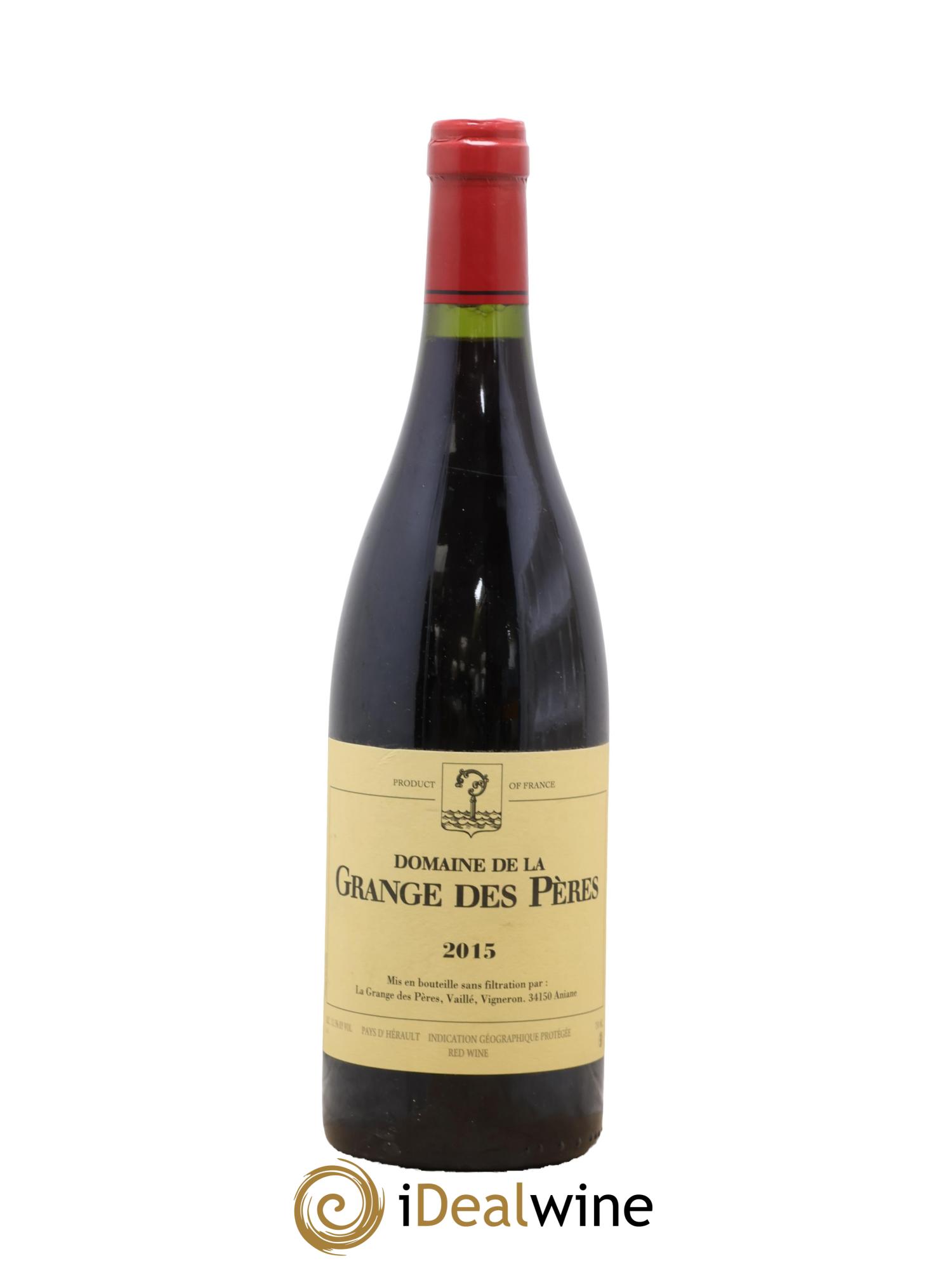 IGP Pays d'Hérault Grange des Pères Laurent Vaillé 2015 - Lot de 1 bouteille - 0
