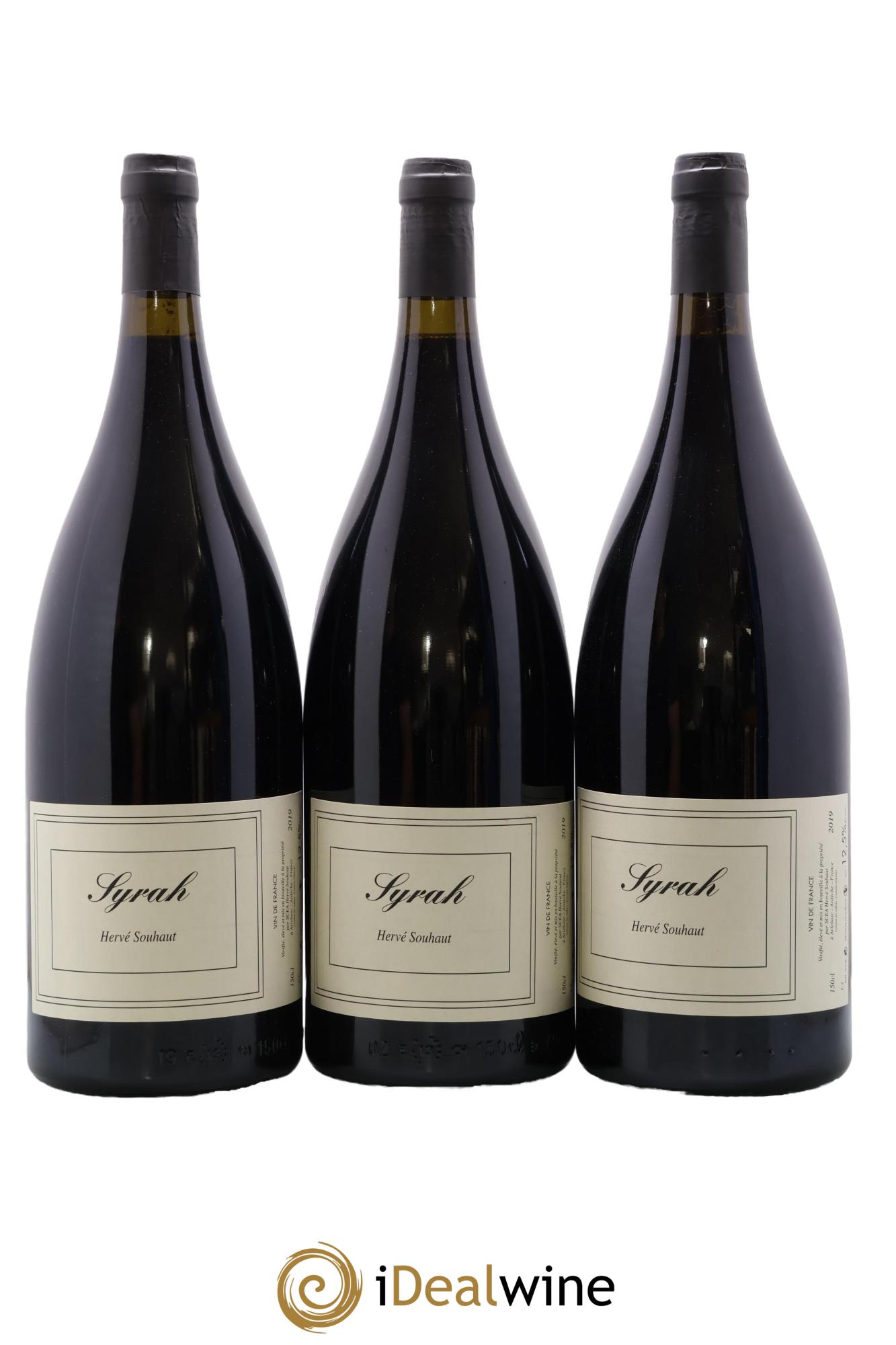 Vin de France Syrah Hervé Souhaut - Domaine Romaneaux-Destezet 2019 - Lot de 3 magnums - 0