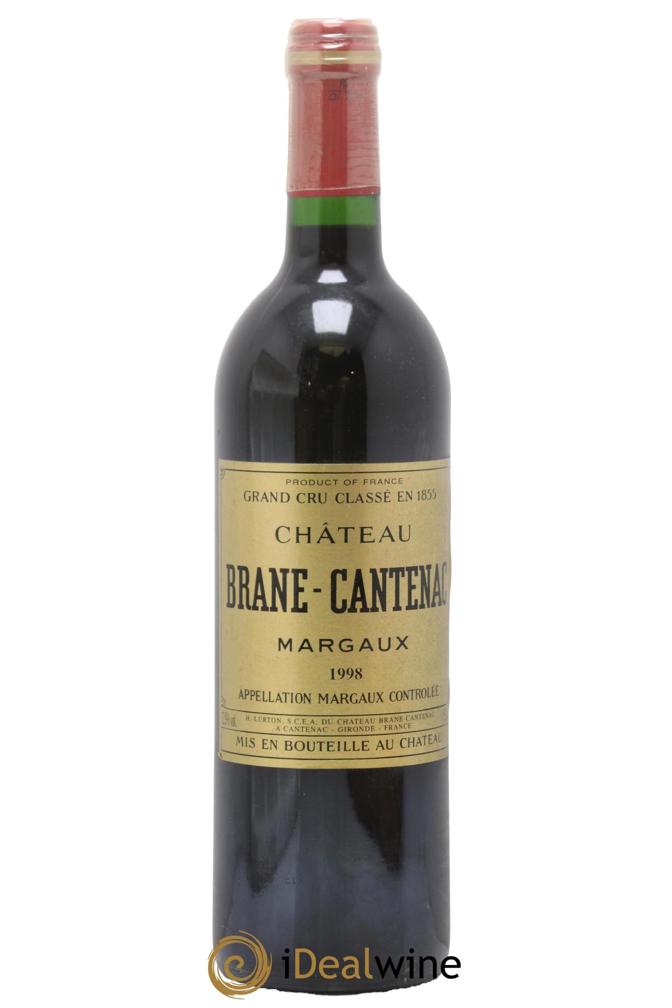 Château Brane Cantenac 2ème Grand Cru Classé 1998 - Lot of 1 bottle - 0