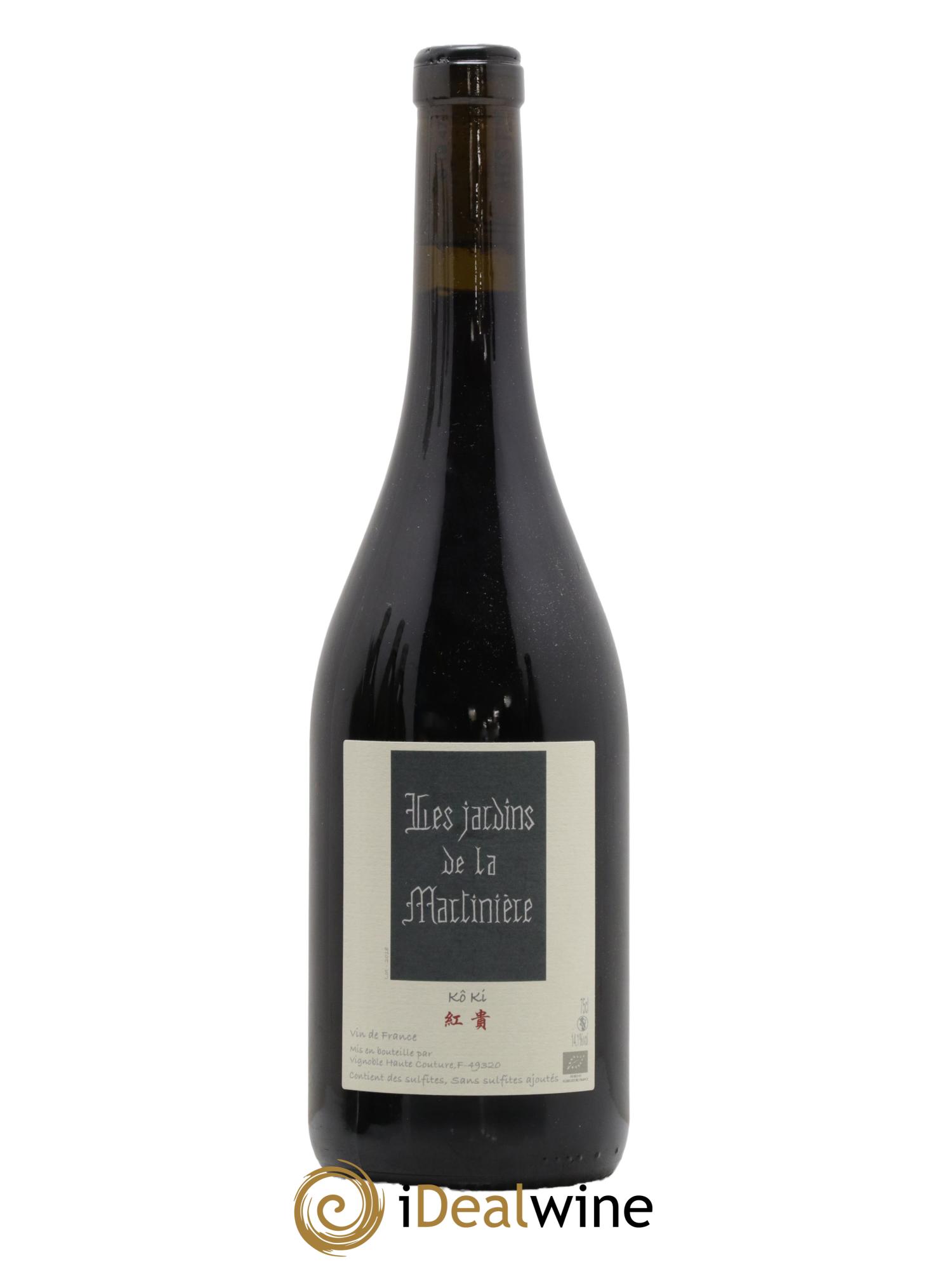 Vin de France Kô Ki Les Jardins de la Martinière 2018 - Lot de 1 bouteille - 0