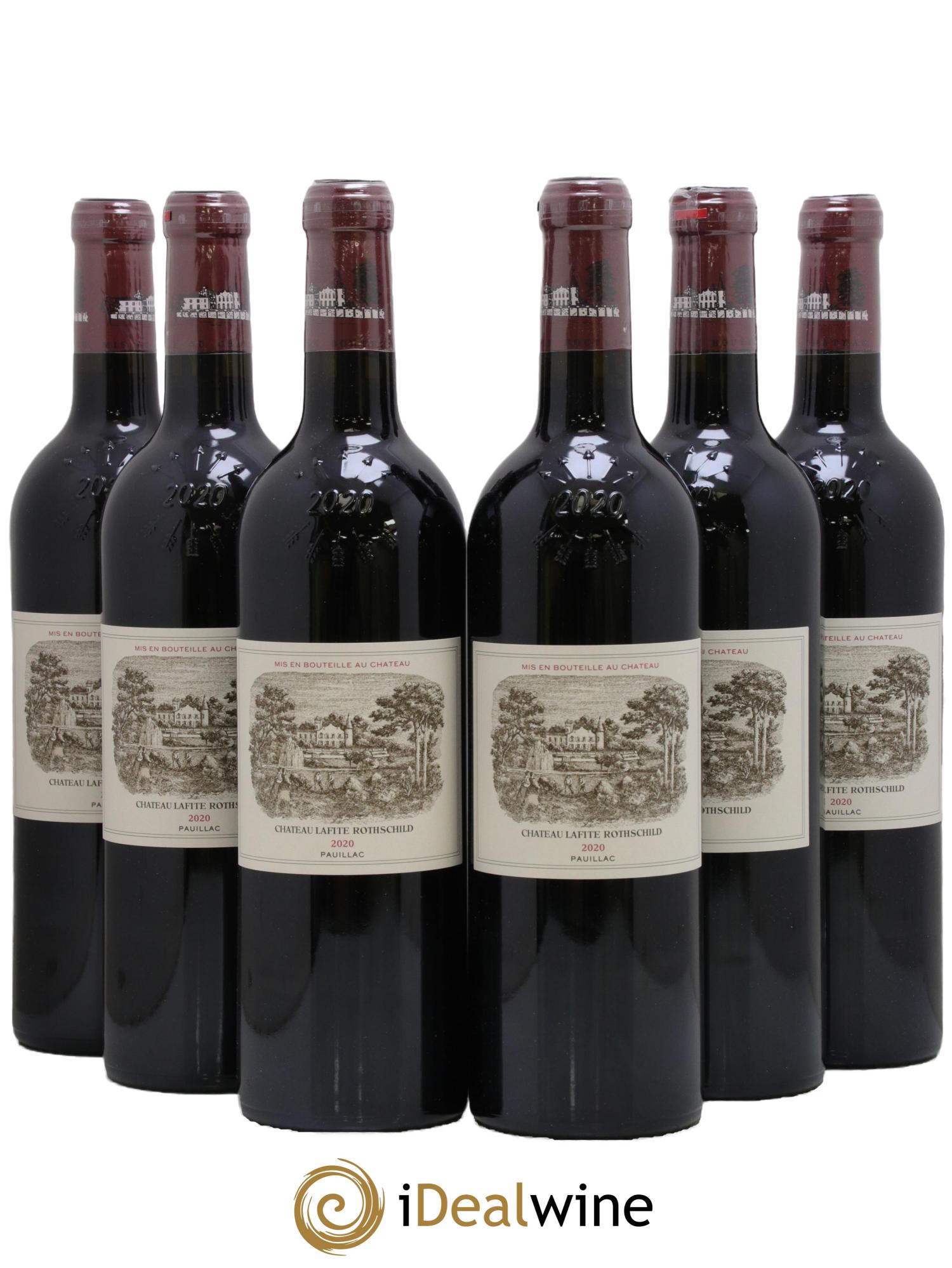 Château Lafite Rothschild 1er Grand Cru Classé  2020 - Lot de 6 bouteilles - 0