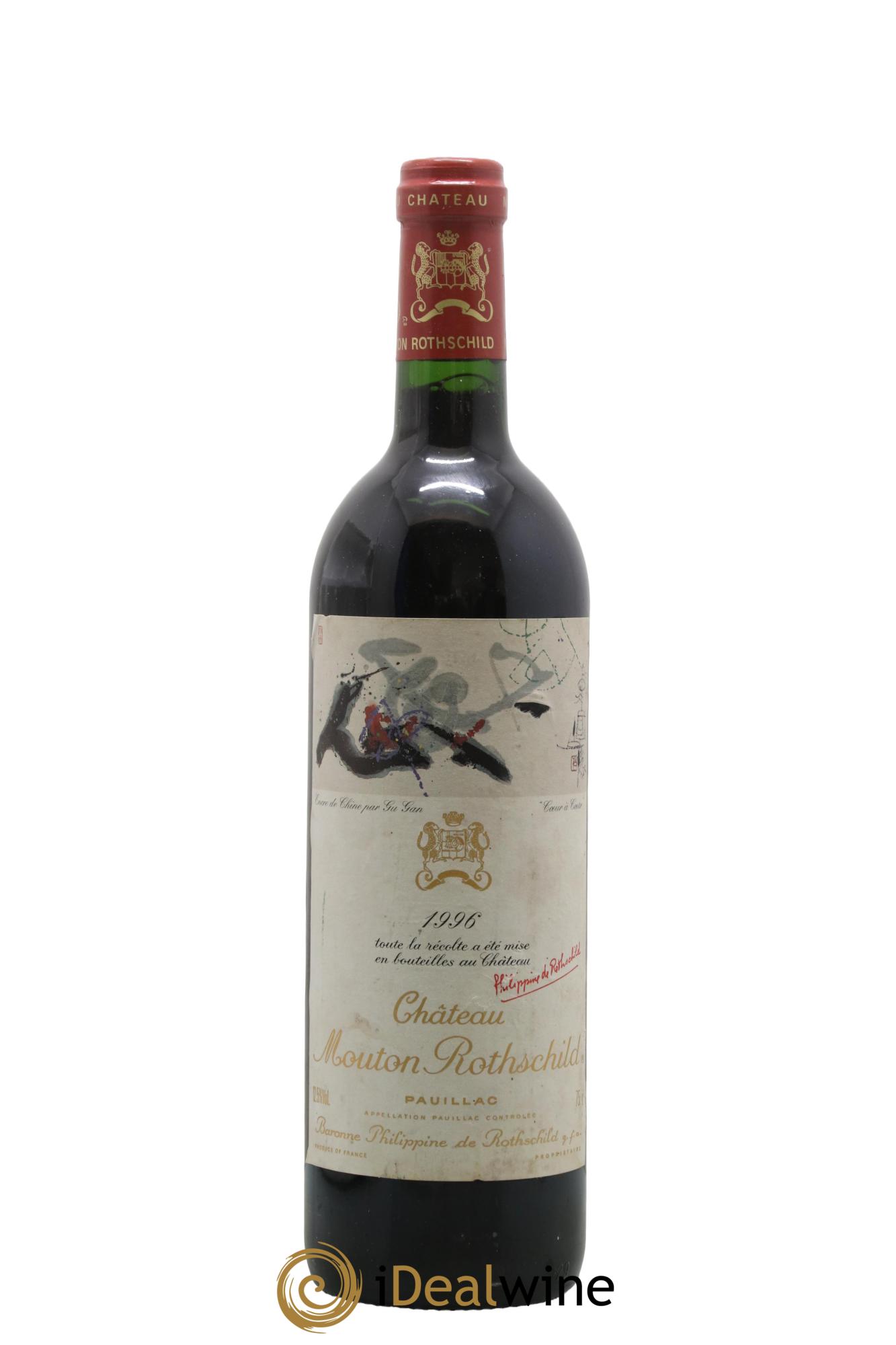 Château Mouton Rothschild 1er Grand Cru Classé 1996 - Lot of 1 bottle - 0