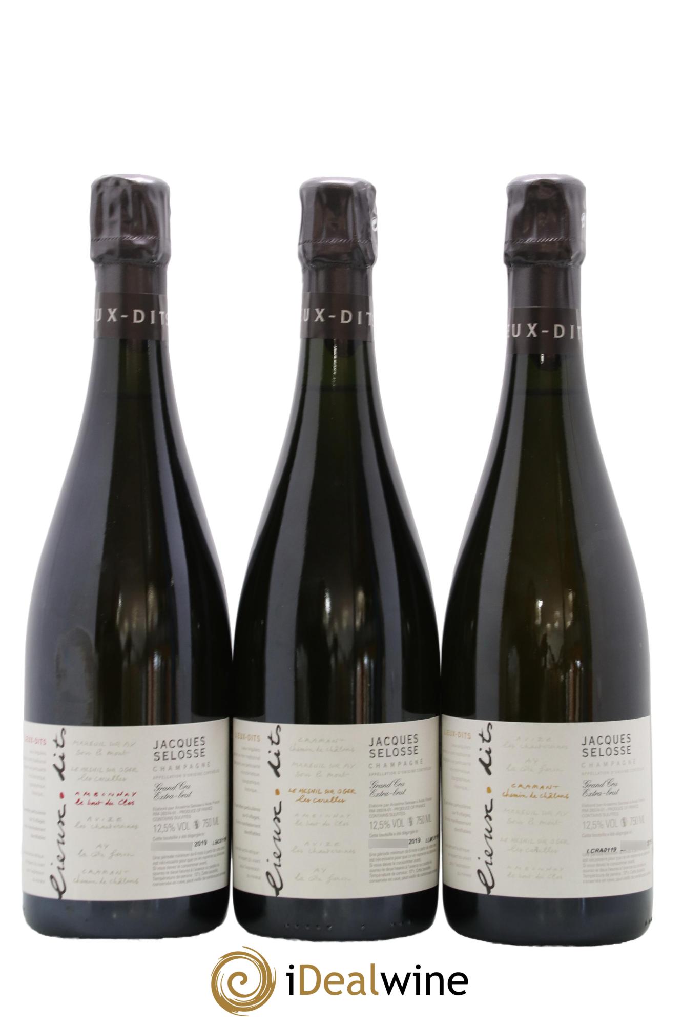 Caisse Collection Lieux-dits Jacques Selosse - Lot of 6 bottles - 1