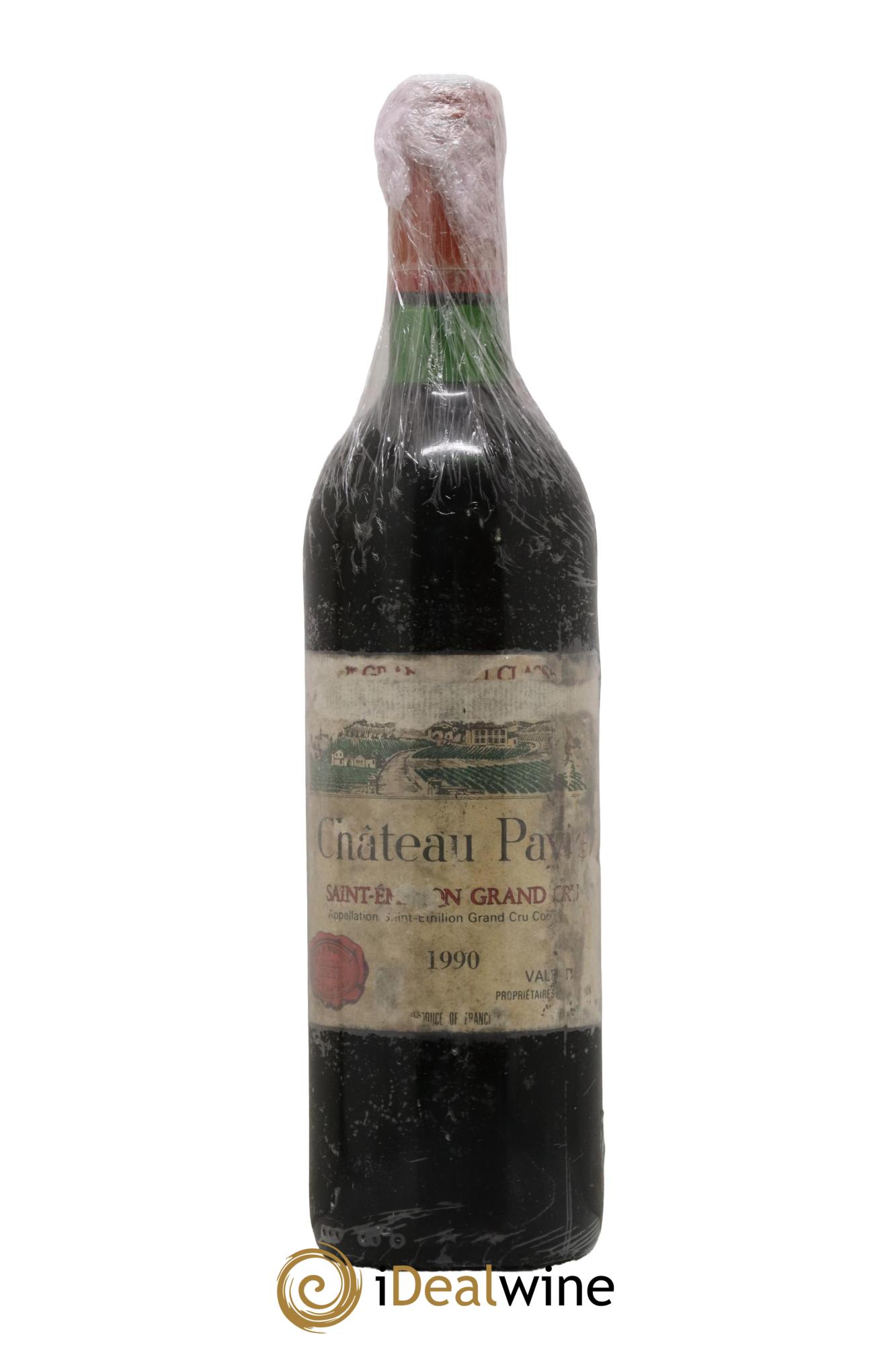 Château Pavie 1er Grand Cru Classé A 1990 - Lot de 1 bouteille - 0