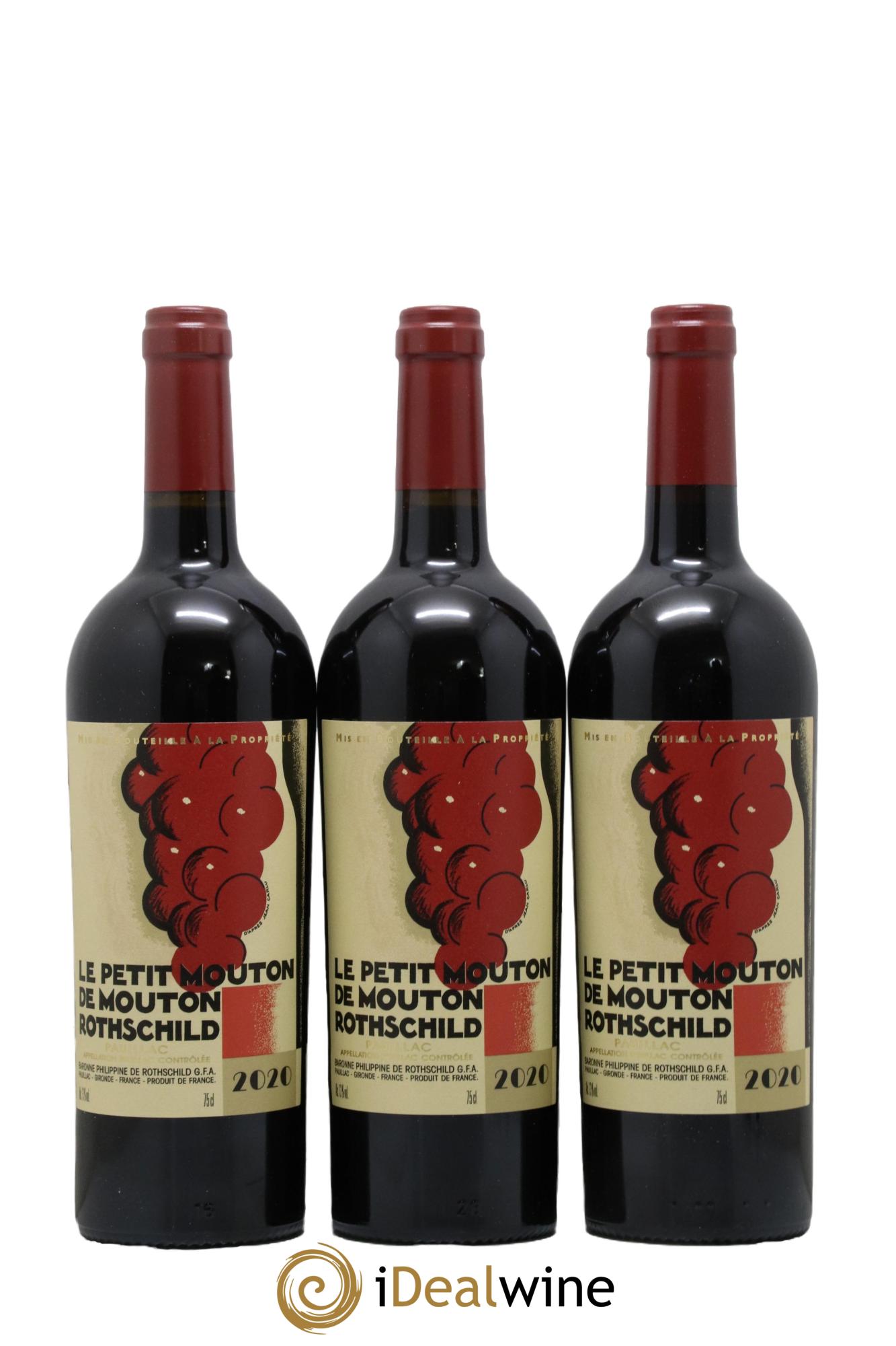 Petit Mouton Second Vin 2020 - Lot of 6 bottles - 3