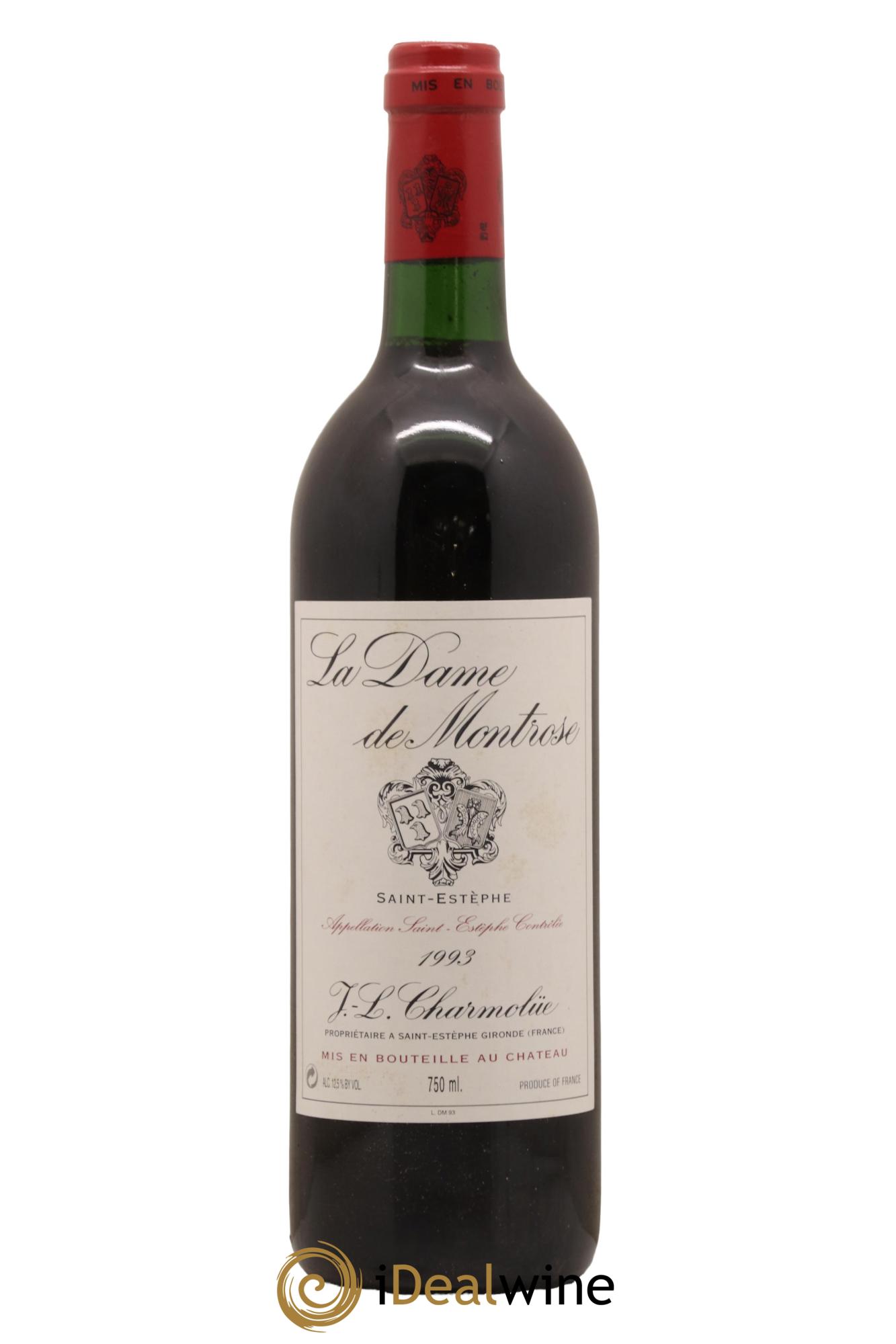 La Dame de Montrose Second Vin 1993 - Lot de 1 bouteille - 0