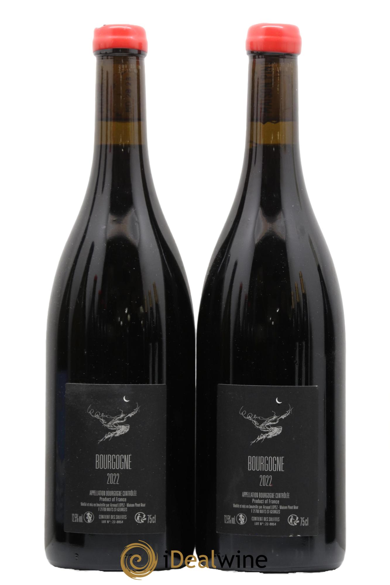 Bourgogne Orpheo Arnaud Lopez 2022 - Lot de 2 bouteilles - 1