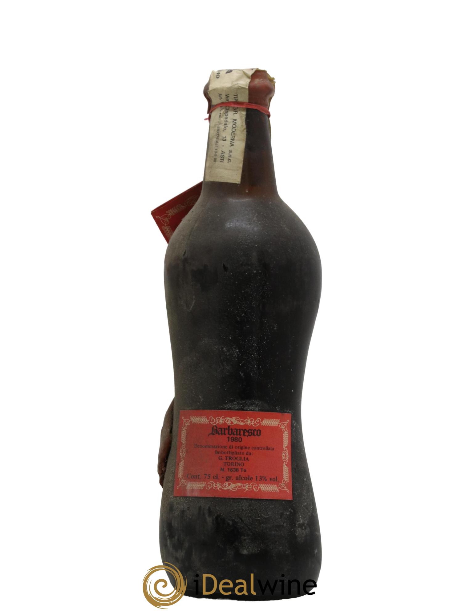 Barbaresco DOCG Troglia 1980 - Lot de 1 bouteille - 1
