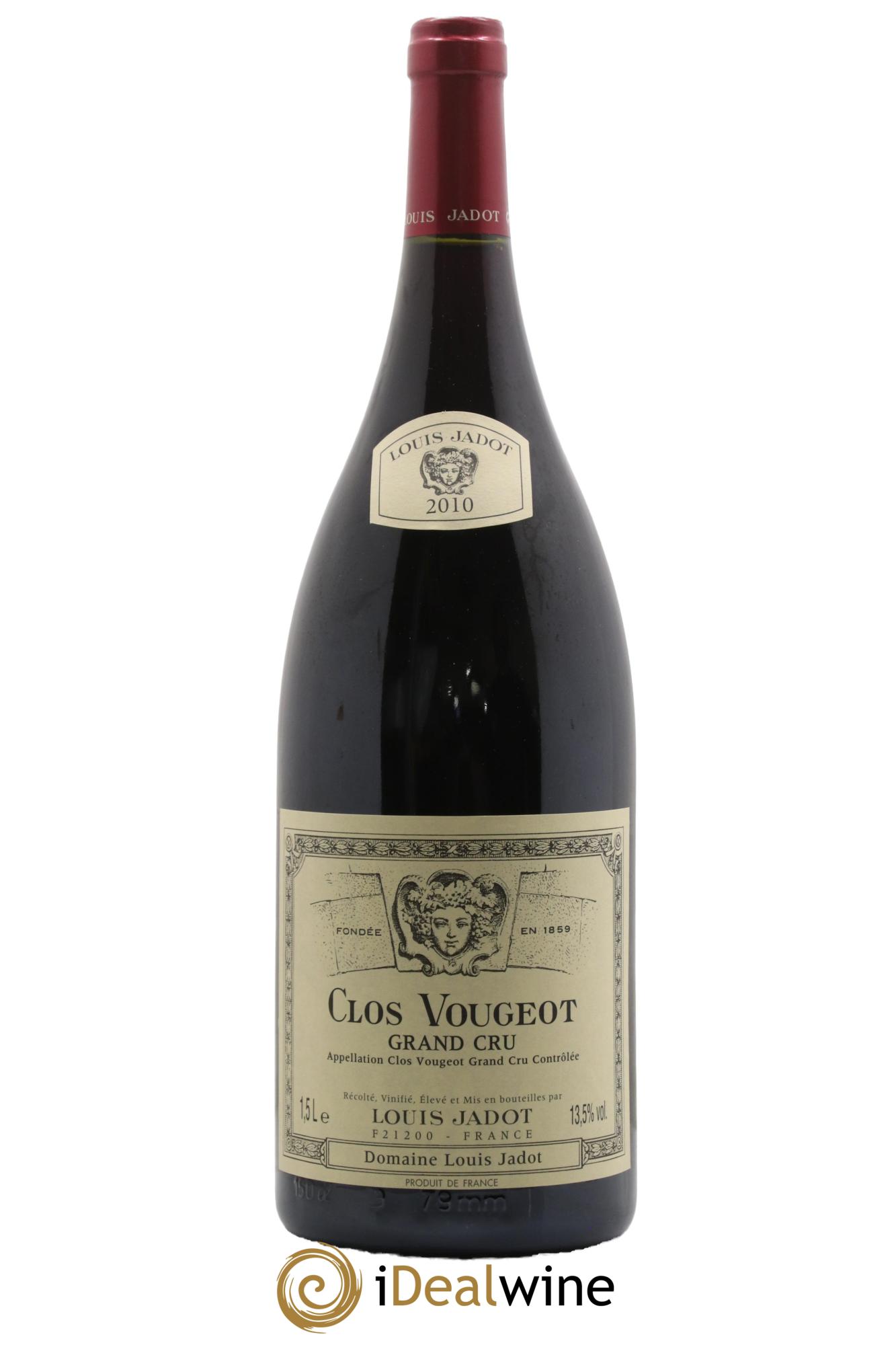 Clos de Vougeot Grand Cru Louis Jadot (Domaine) 2010 - Lotto di 1 magnum - 0