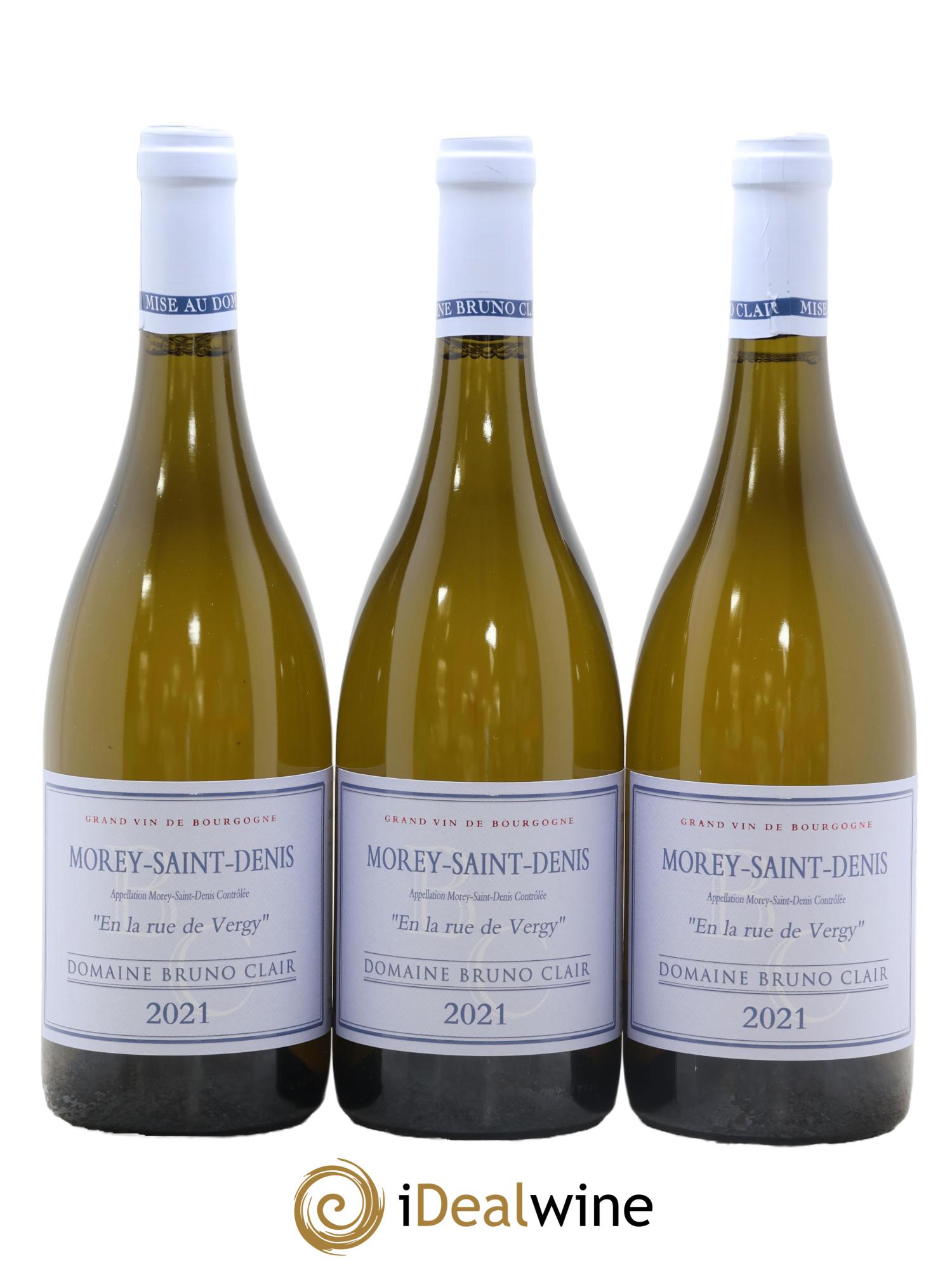 Morey-Saint-Denis En la Rue de Vergy Bruno Clair (Domaine) 2021 - Lot de 3 bouteilles - 0