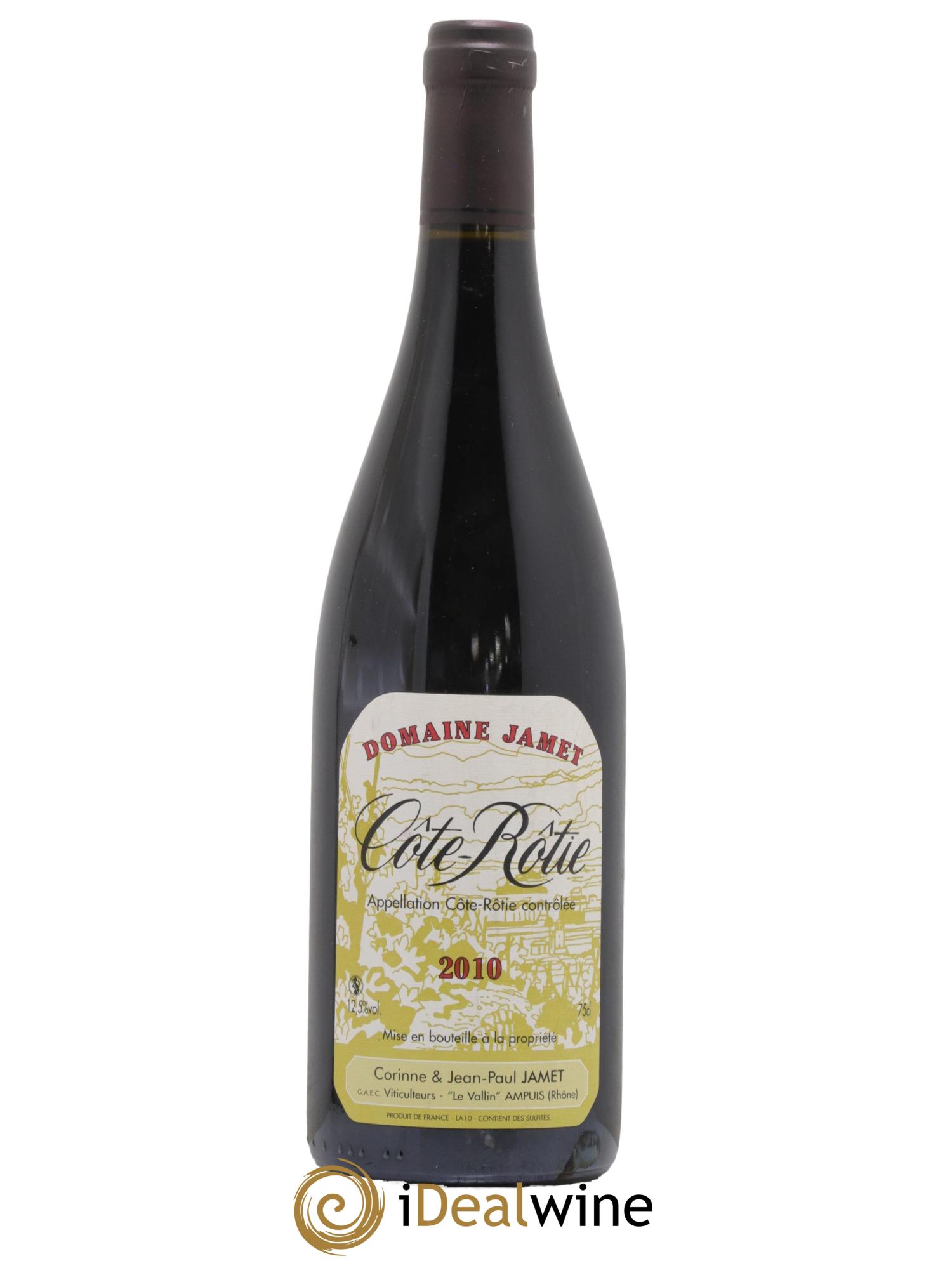 Côte-Rôtie Jamet (Domaine) 2010 - Lot de 1 bouteille - 0