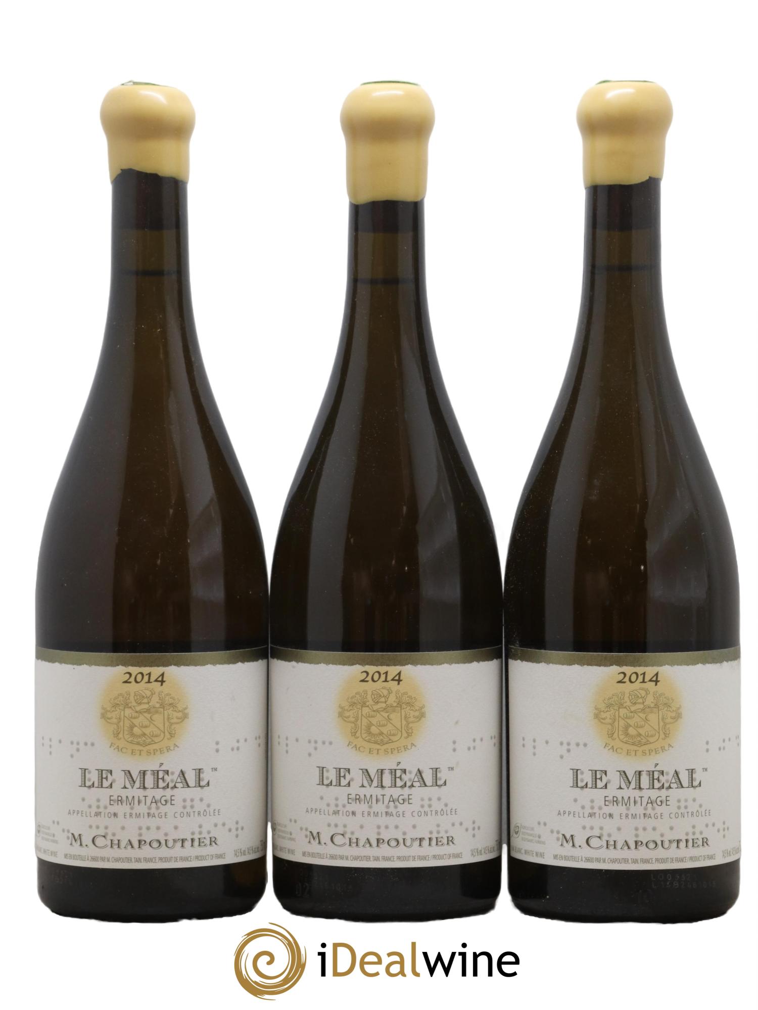 Hermitage Ermitage Le Méal Chapoutier 2014 - Lot of 6 bottles - 3