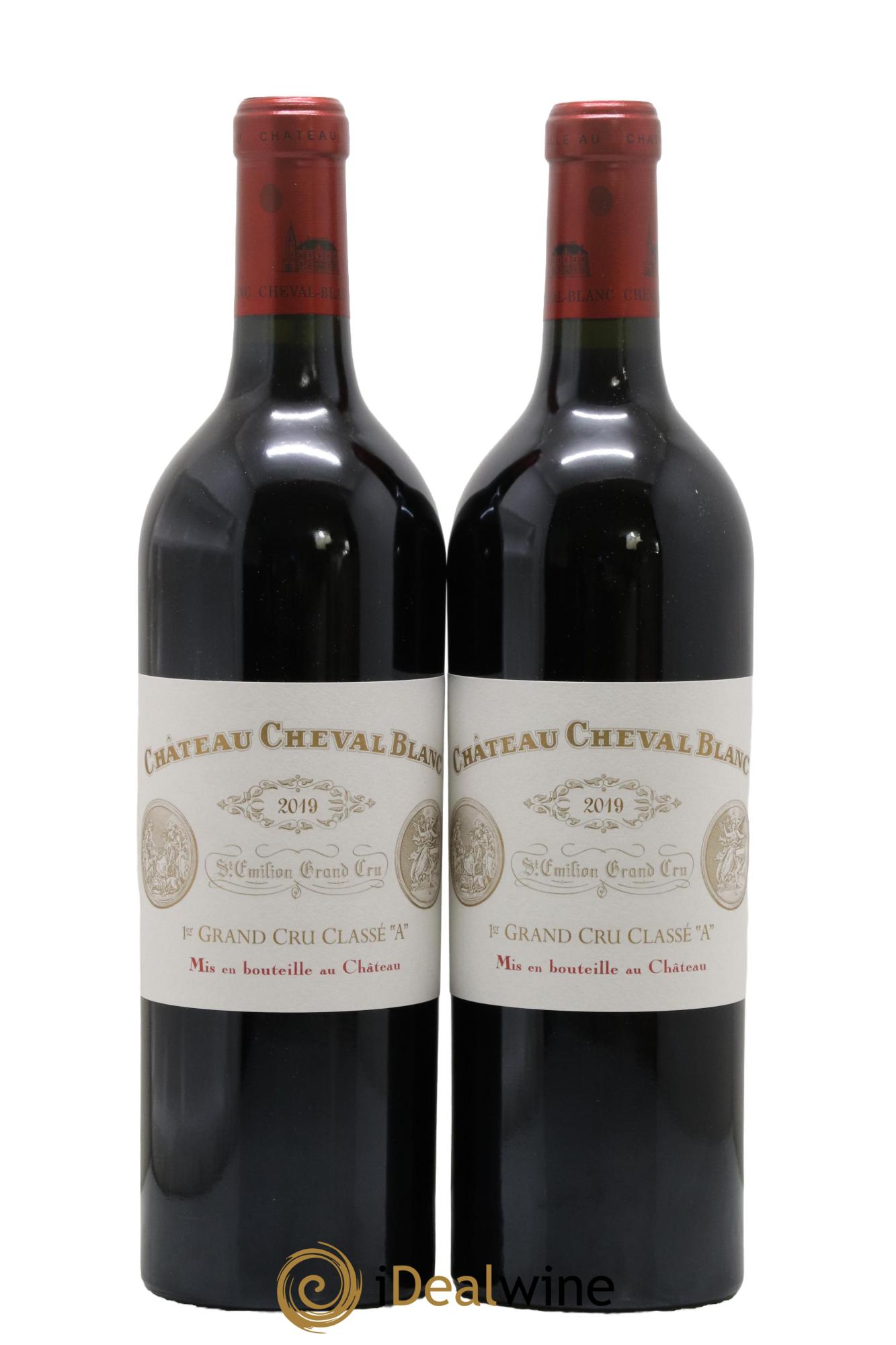 Château Cheval Blanc 1er Grand Cru Classé A 2019 - Lotto di 2 bottiglie - 0