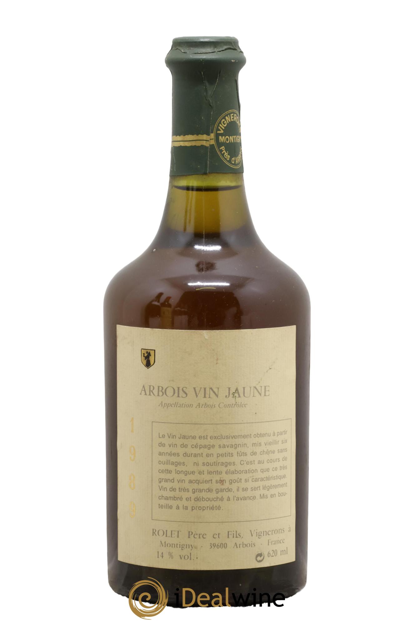 Arbois Vin Jaune Domaine Rolet 1989 - Posten von 1 Flasche - 0
