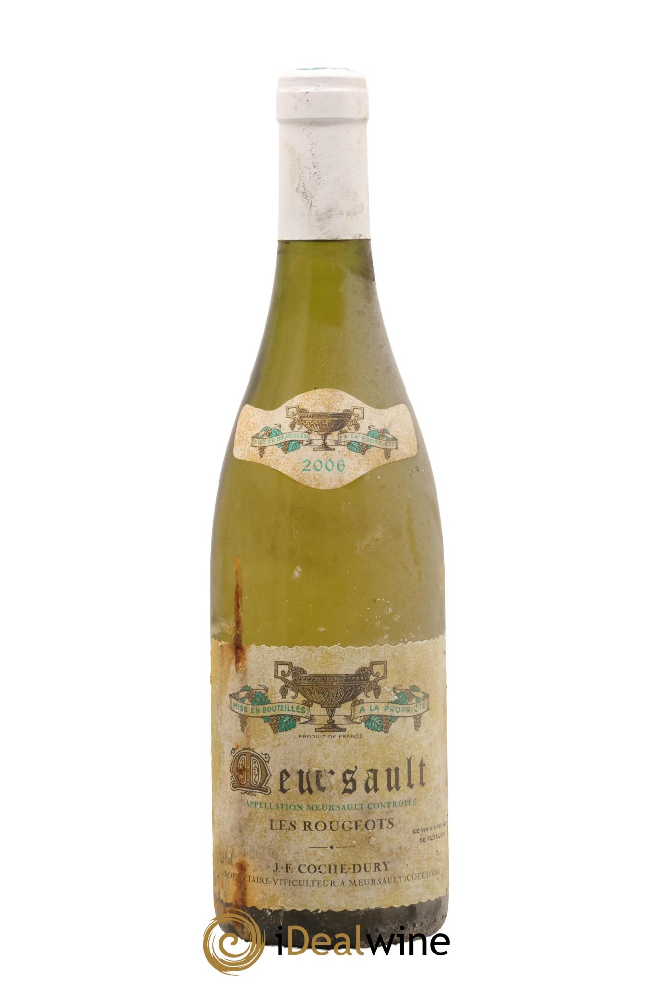 Meursault Les Rougeots Coche Dury (Domaine) 2006 - Lot of 1 bottle - 0