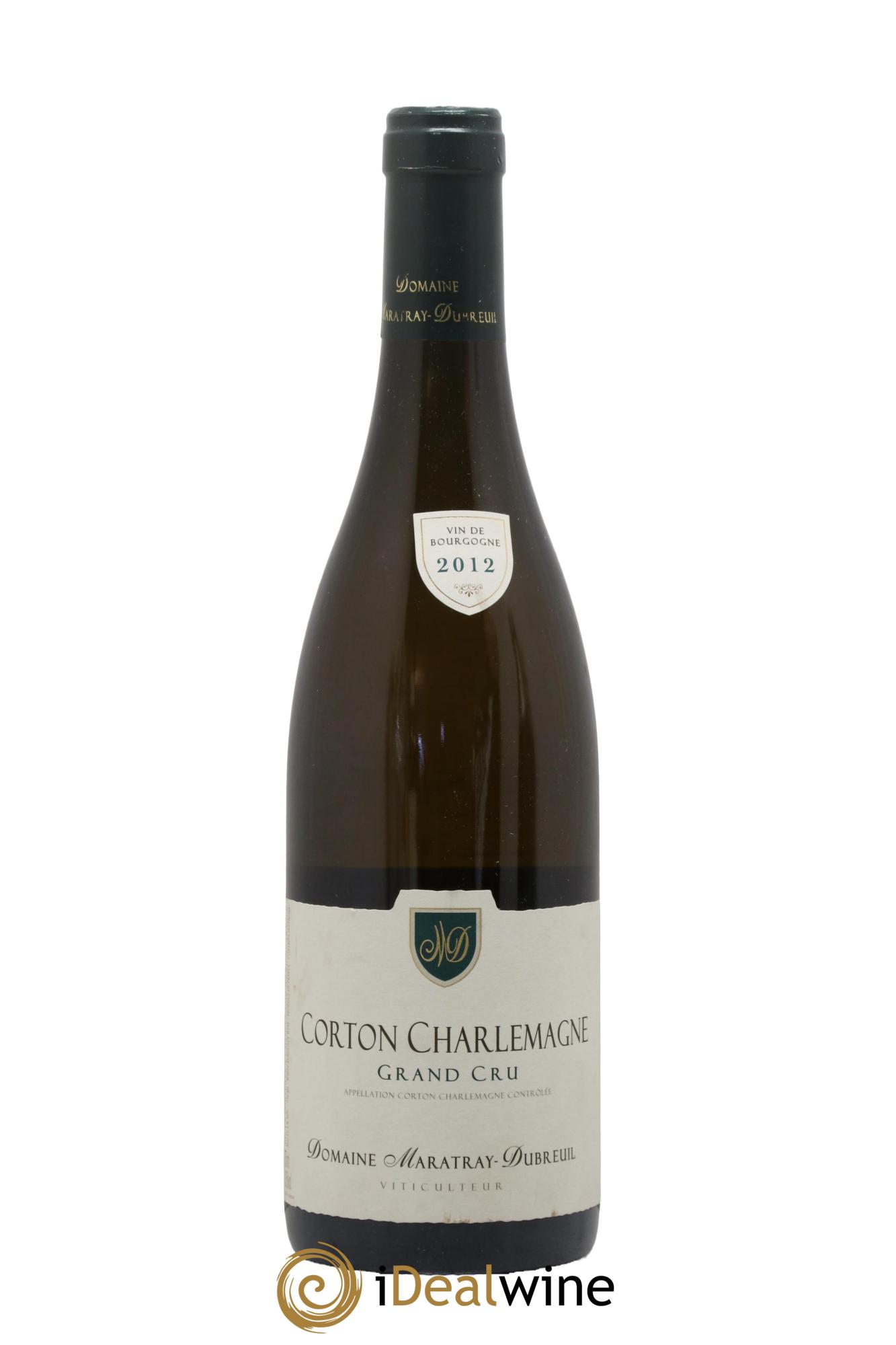 Corton-Charlemagne Grand Cru Maratray-Dubreuil 2012 - Lot de 1 bouteille - 0