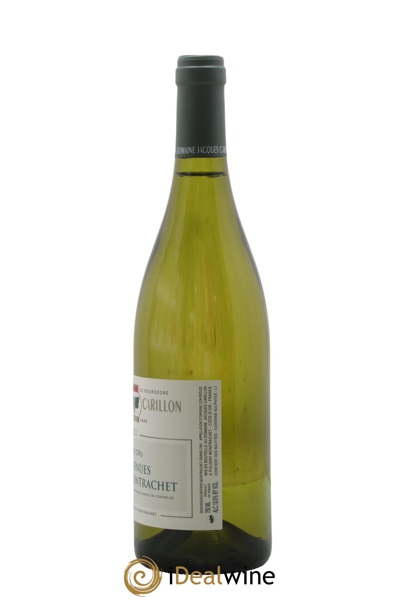 Bienvenues-Bâtard-Montrachet Grand Cru Jacques Carillon (Domaine) 2022 - Lot de 1 bouteille - 1