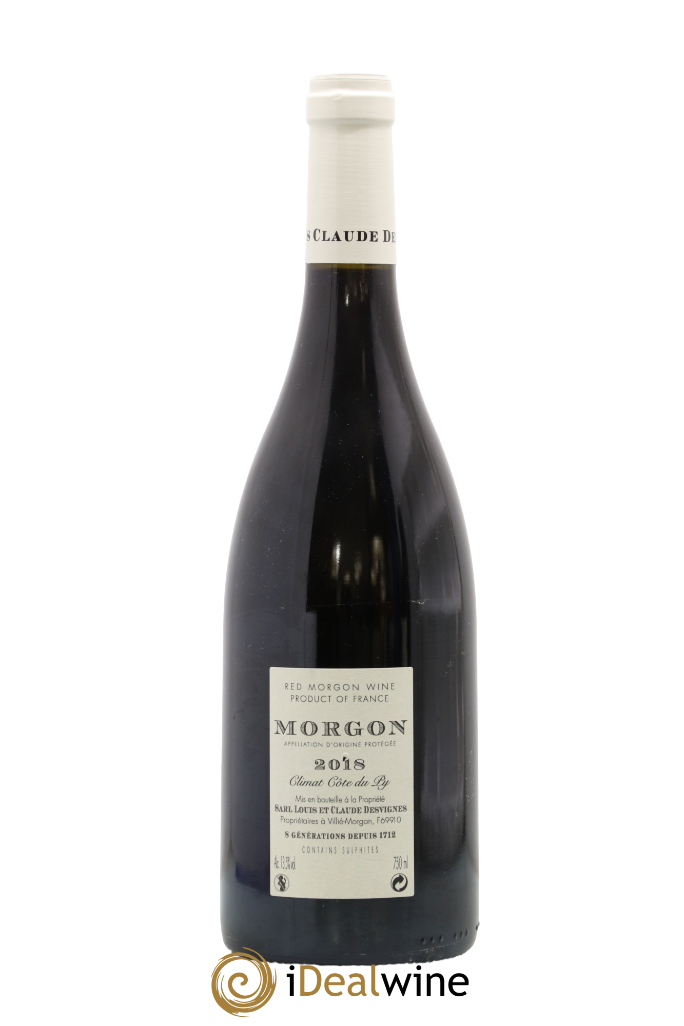 Morgon Côte de Py Javernières Louis-Claude Desvignes 2018 - Lotto di 1 bottiglia - 1