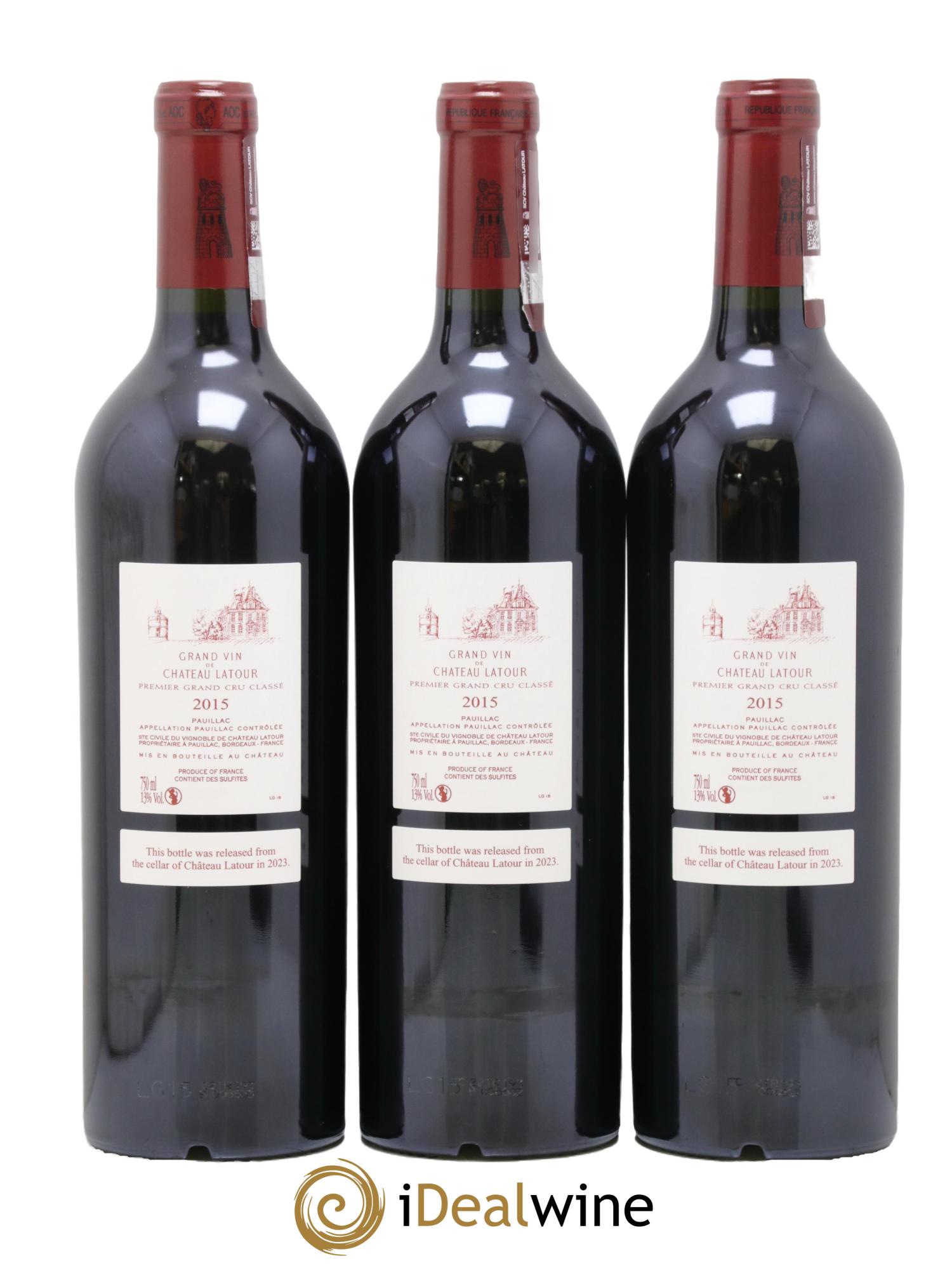Château Latour 1er Grand Cru Classé 2015 - Lot de 6 bouteilles - 4
