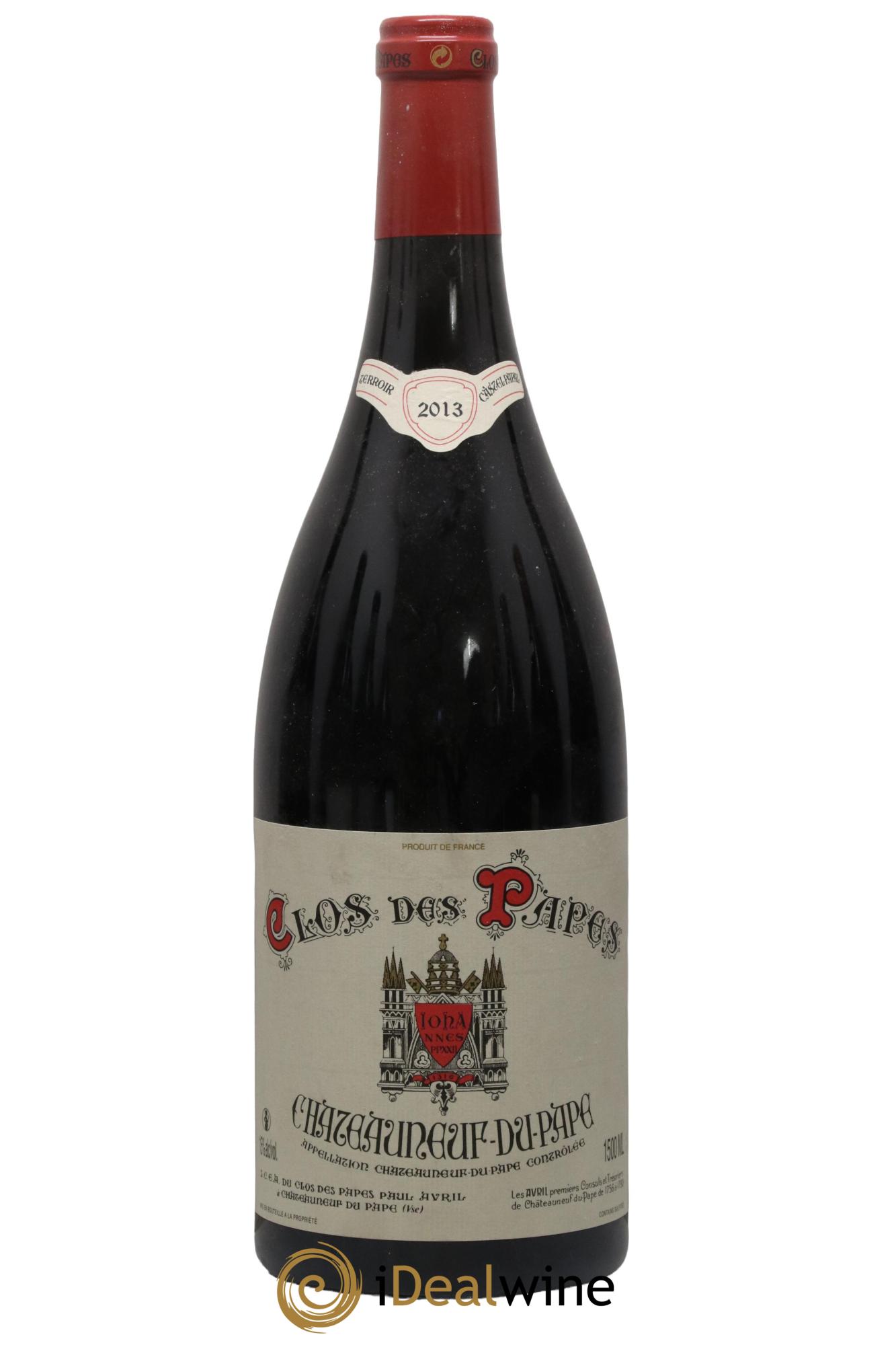 Châteauneuf-du-Pape Clos des Papes - Paul Avril 2013 - Lot de 1 magnum - 0