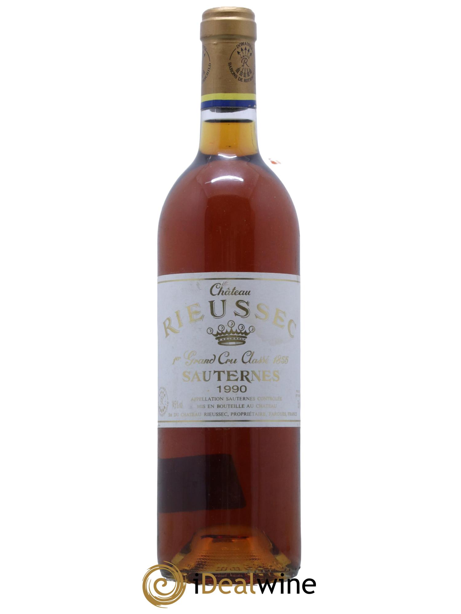 Château Rieussec 1er Grand Cru Classé 1990 - Posten von 1 Flasche - 0