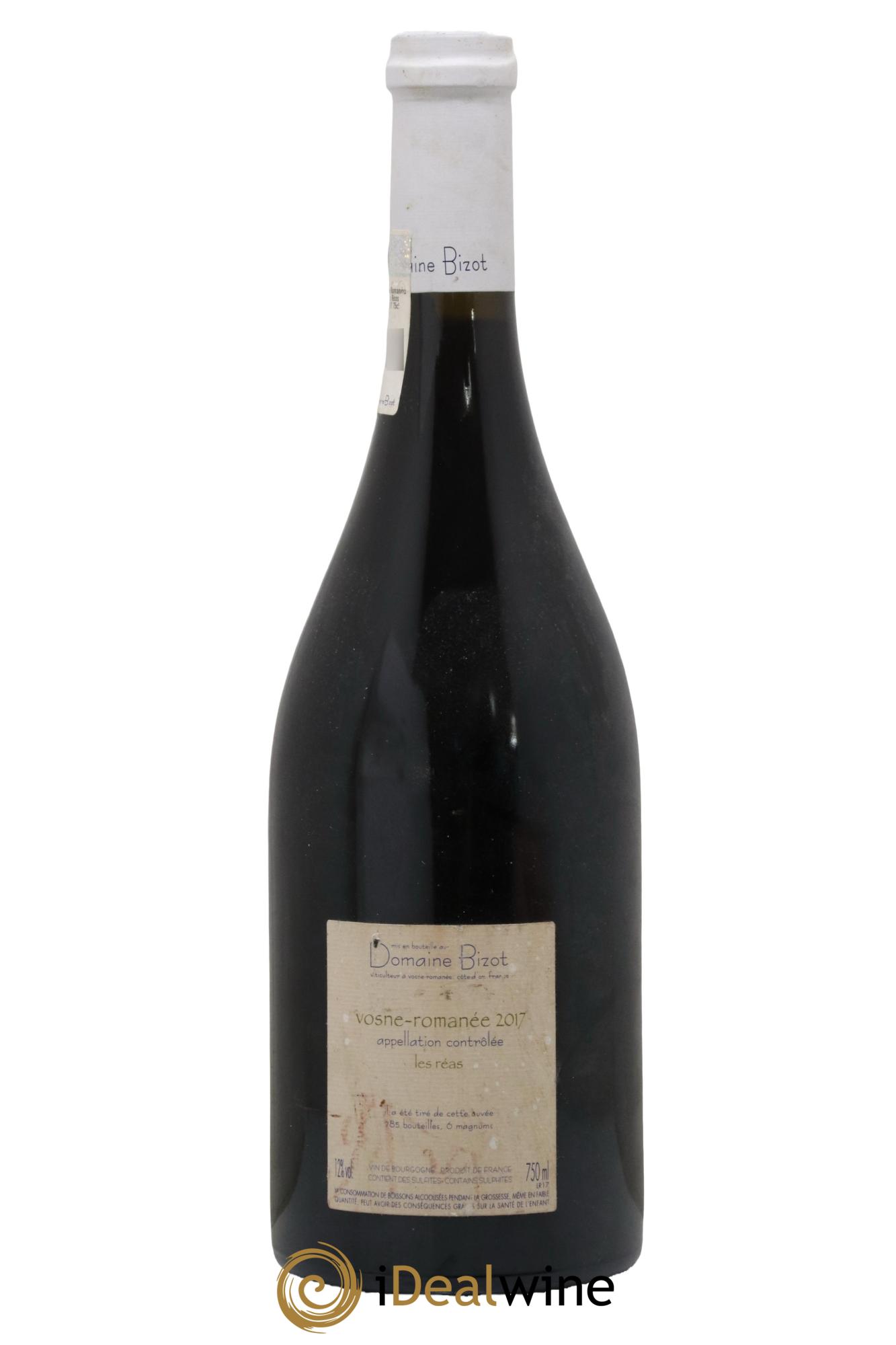 Vosne-Romanée Les Réas Bizot (Domaine)  2017 - Lot of 1 bottle - 1